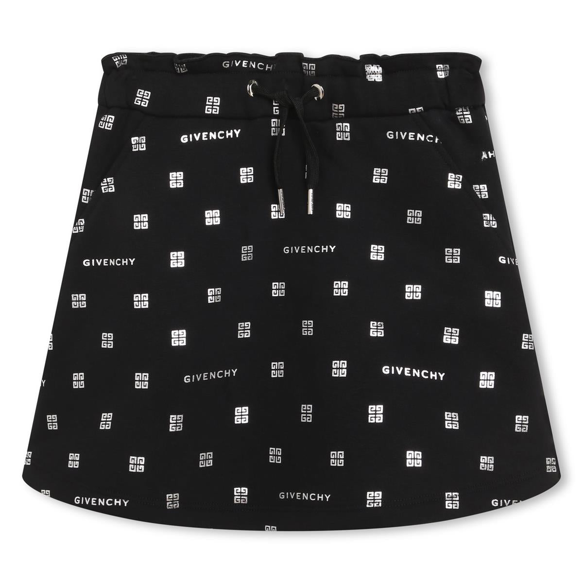 Girls Black Logo Skirt