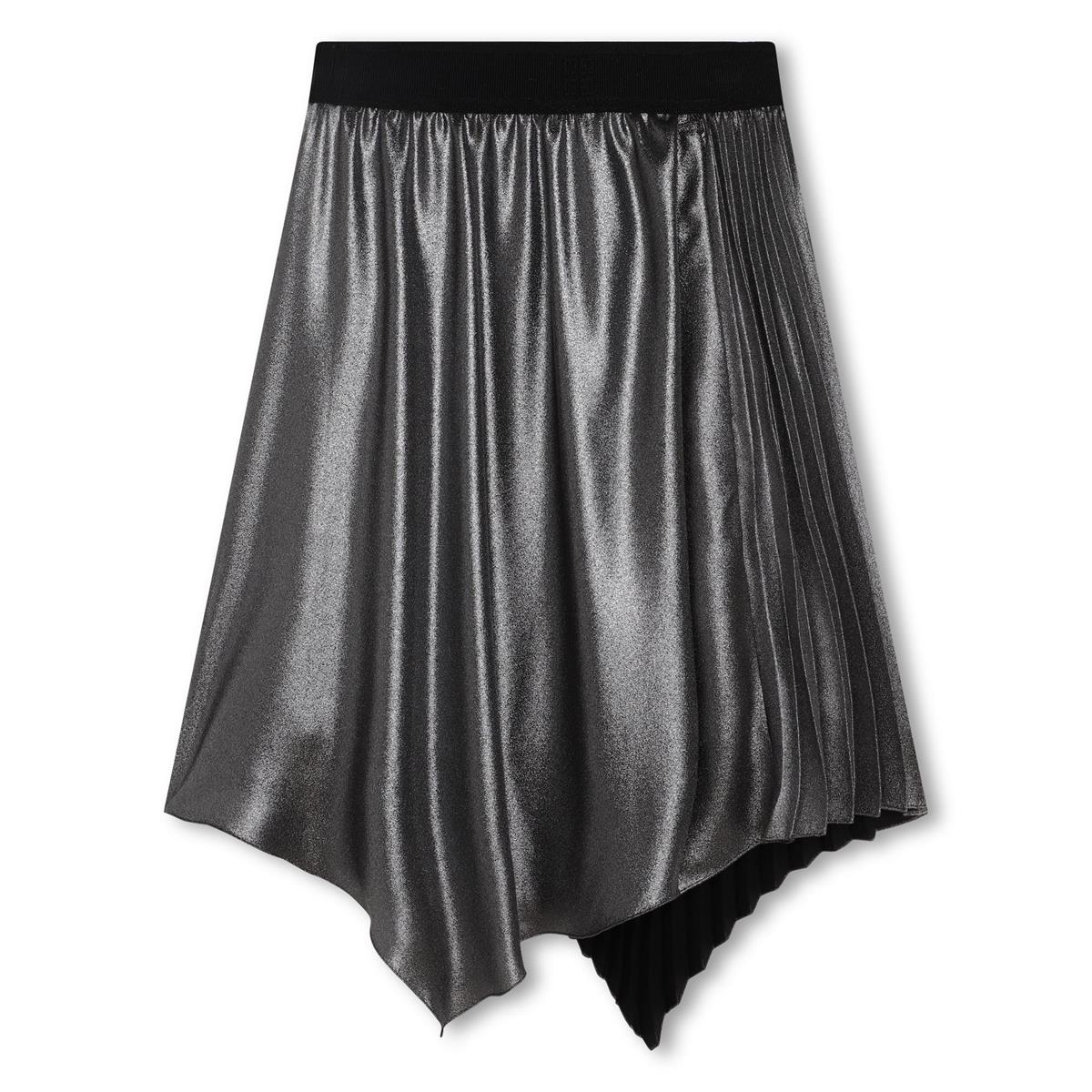 Girls Black Pleated Skirt