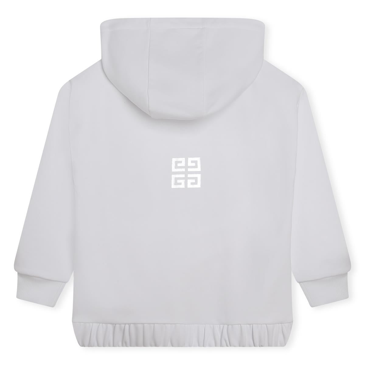 Girls White Logo Sweatshirt