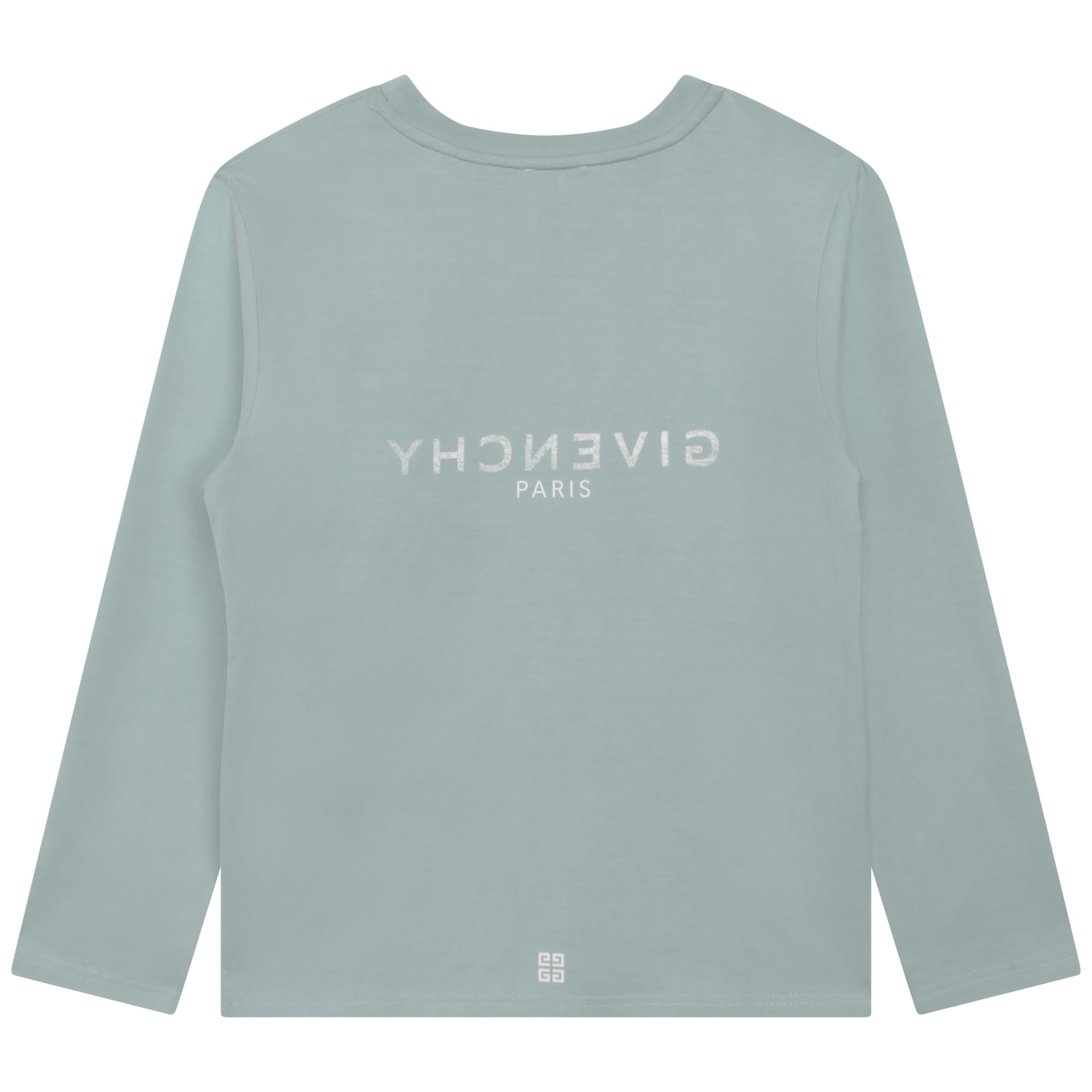 Boys Green Logo Cotton T-Shirt
