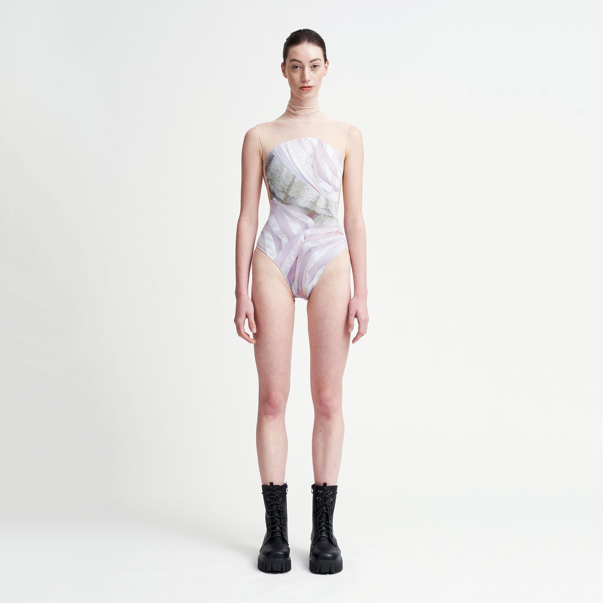 Girls Light Pink Ballet Onesies