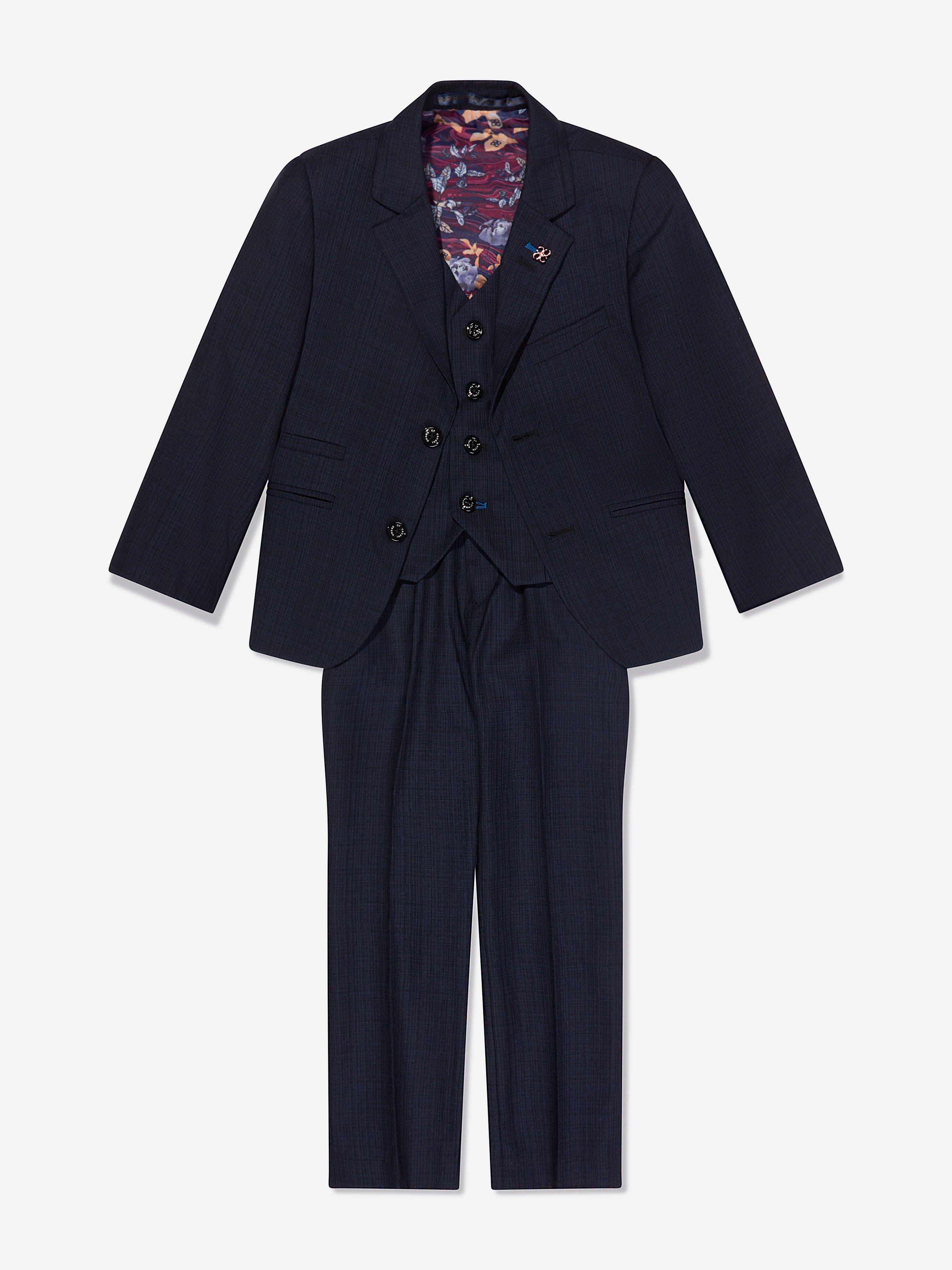 House Of Cavani Boys Seeba Suit in Navy