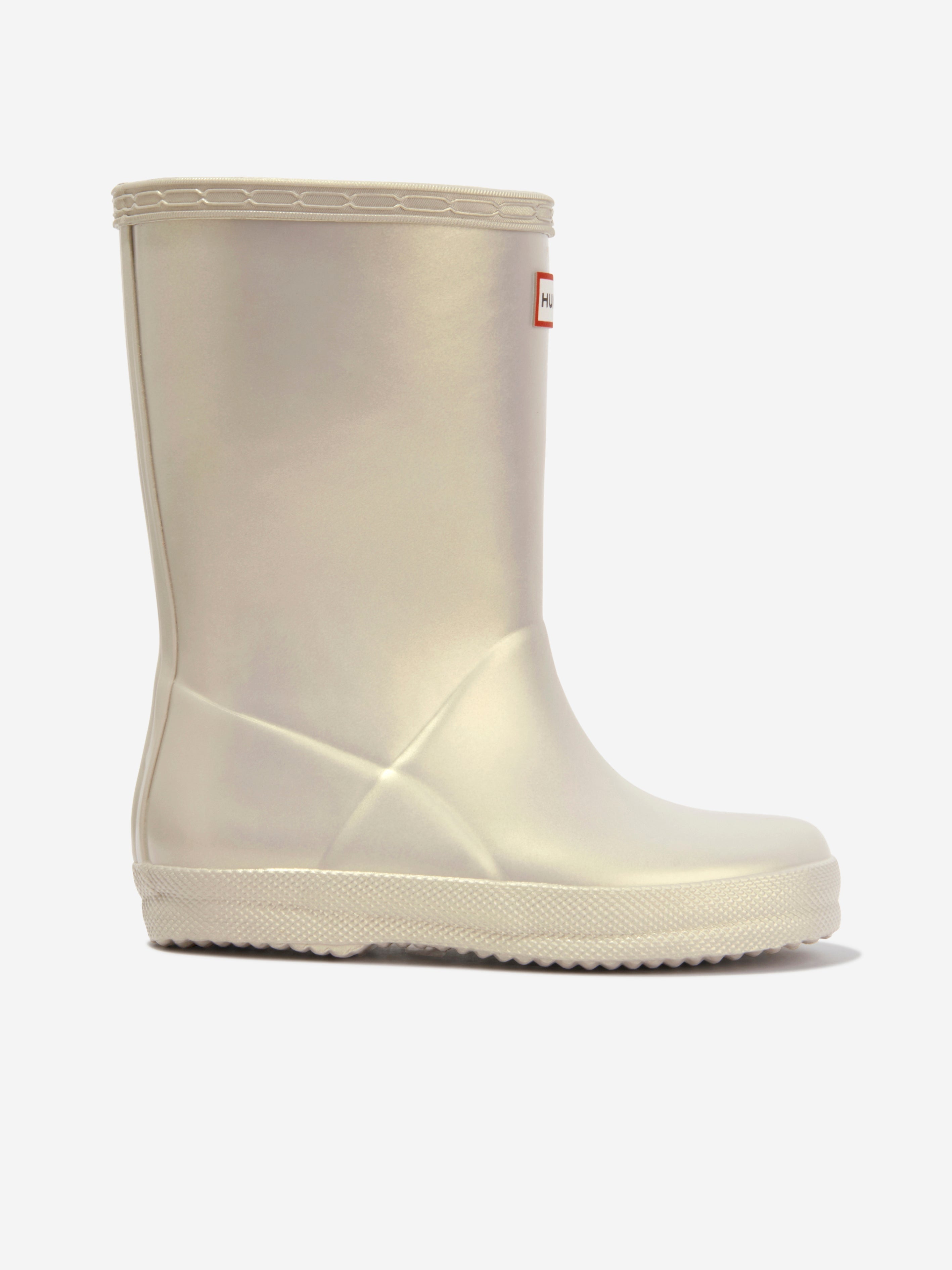 Girls Original First Classic Nebula Wellington Boots in Gold