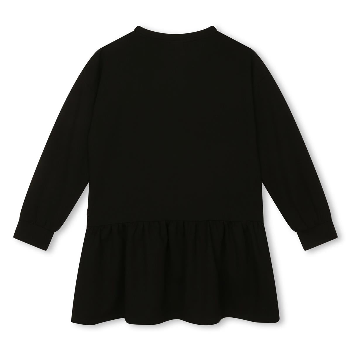 Girls Black Logo Dress