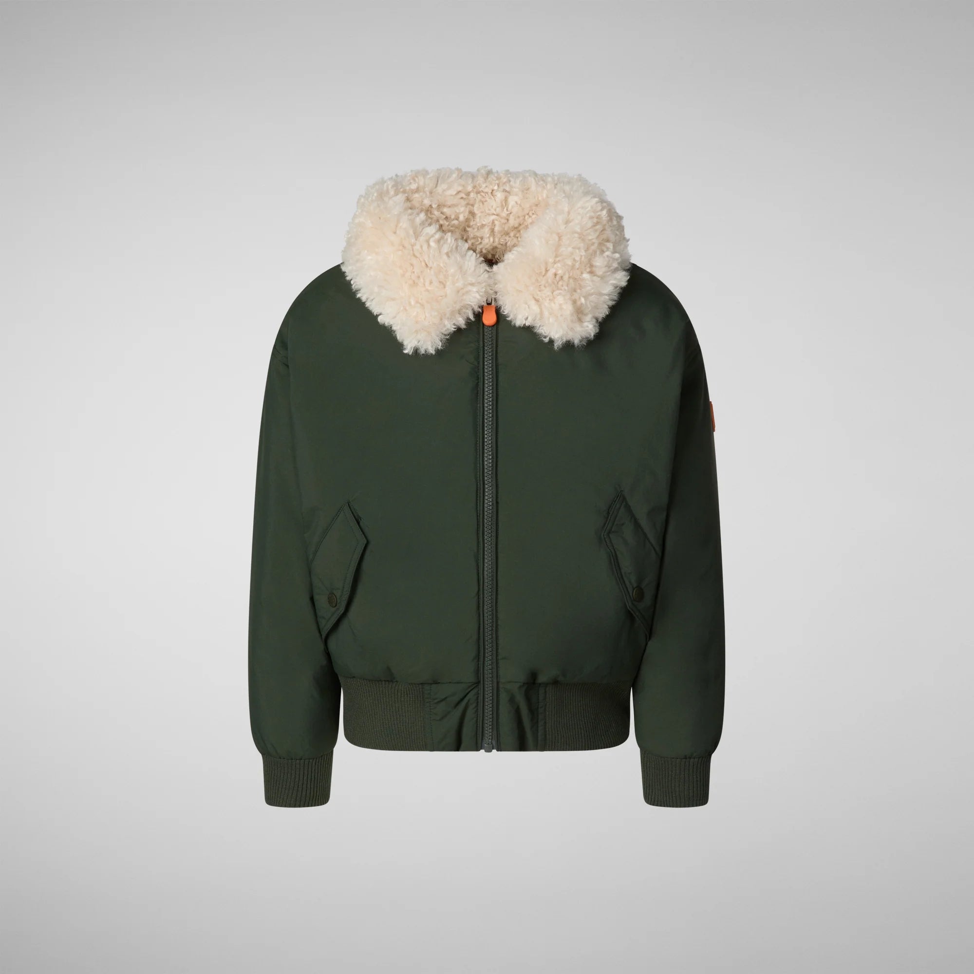Boys & Girls Dark Green Padded Jacket