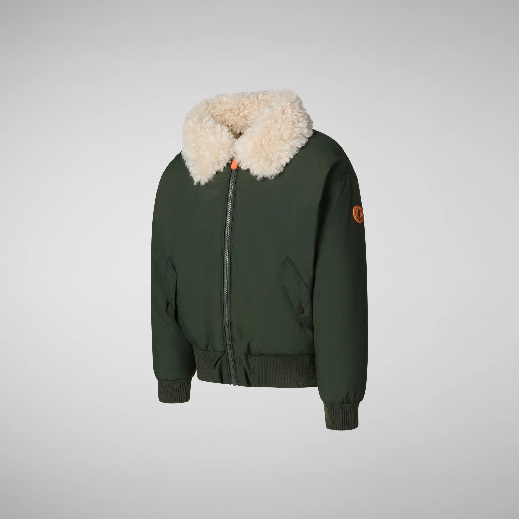 Boys & Girls Dark Green Padded Jacket