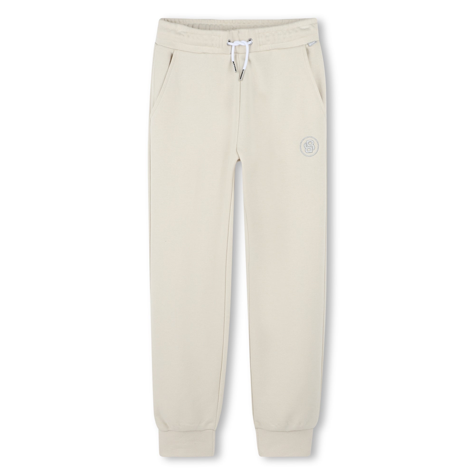 Boys Ivory Cotton Trousers