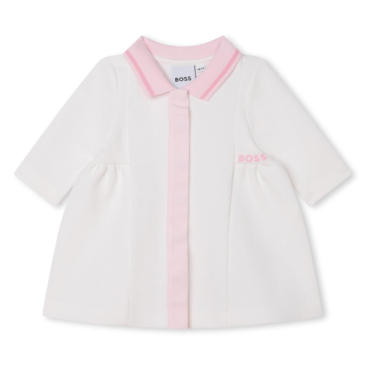 Baby Girls White Cotton Dress