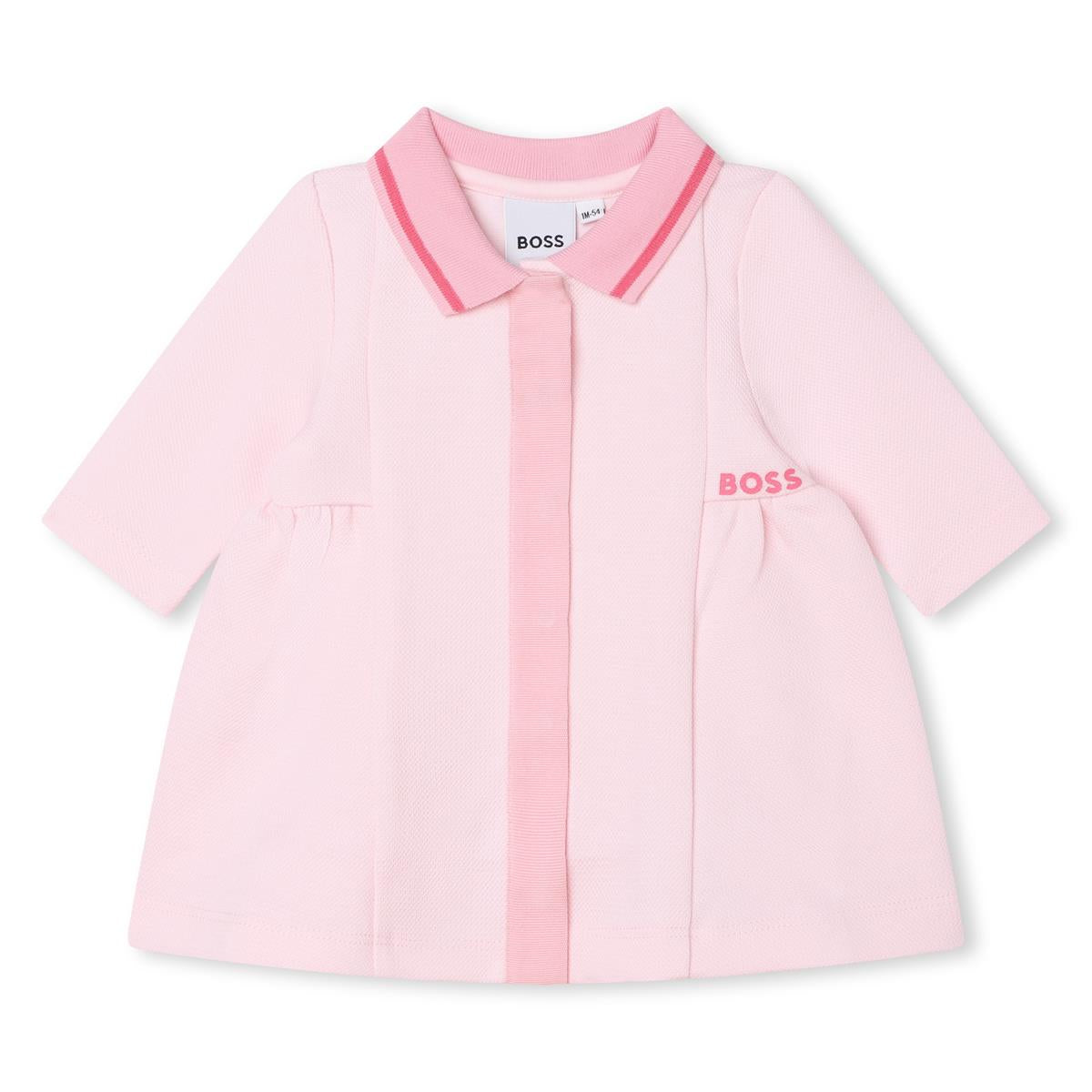 Baby Girls Pink Cotton Dress