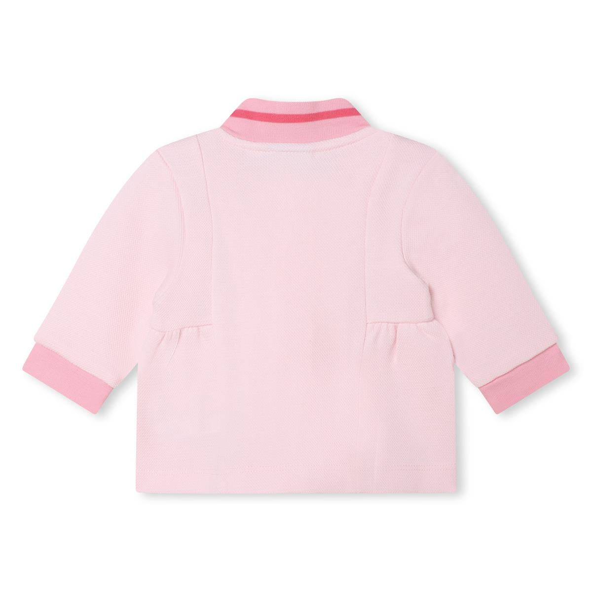 Baby Girls Pink Zip-Up Top
