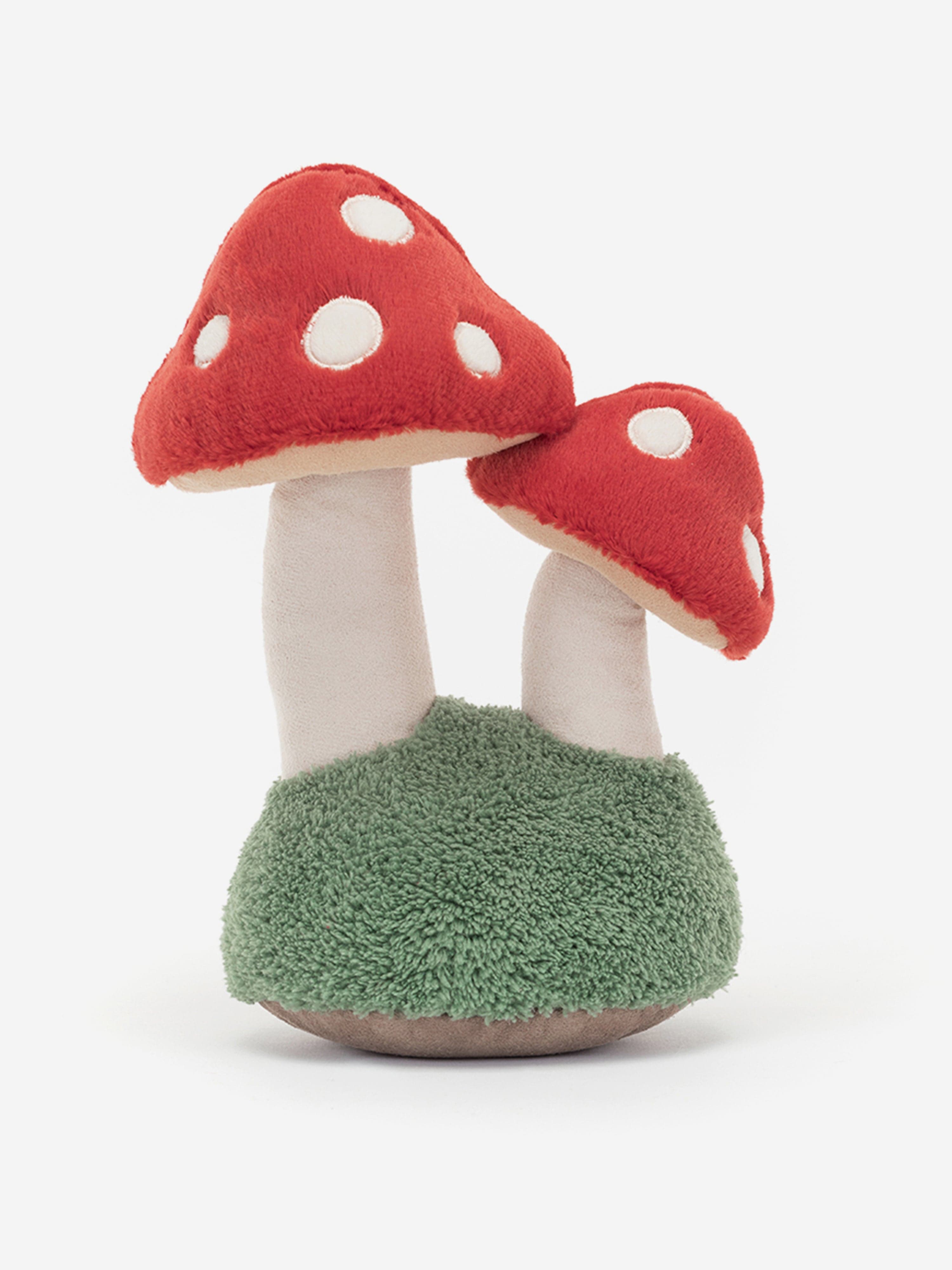 Amuseables Pair of Toadstools Soft Toy in Multicolour (25 CM)