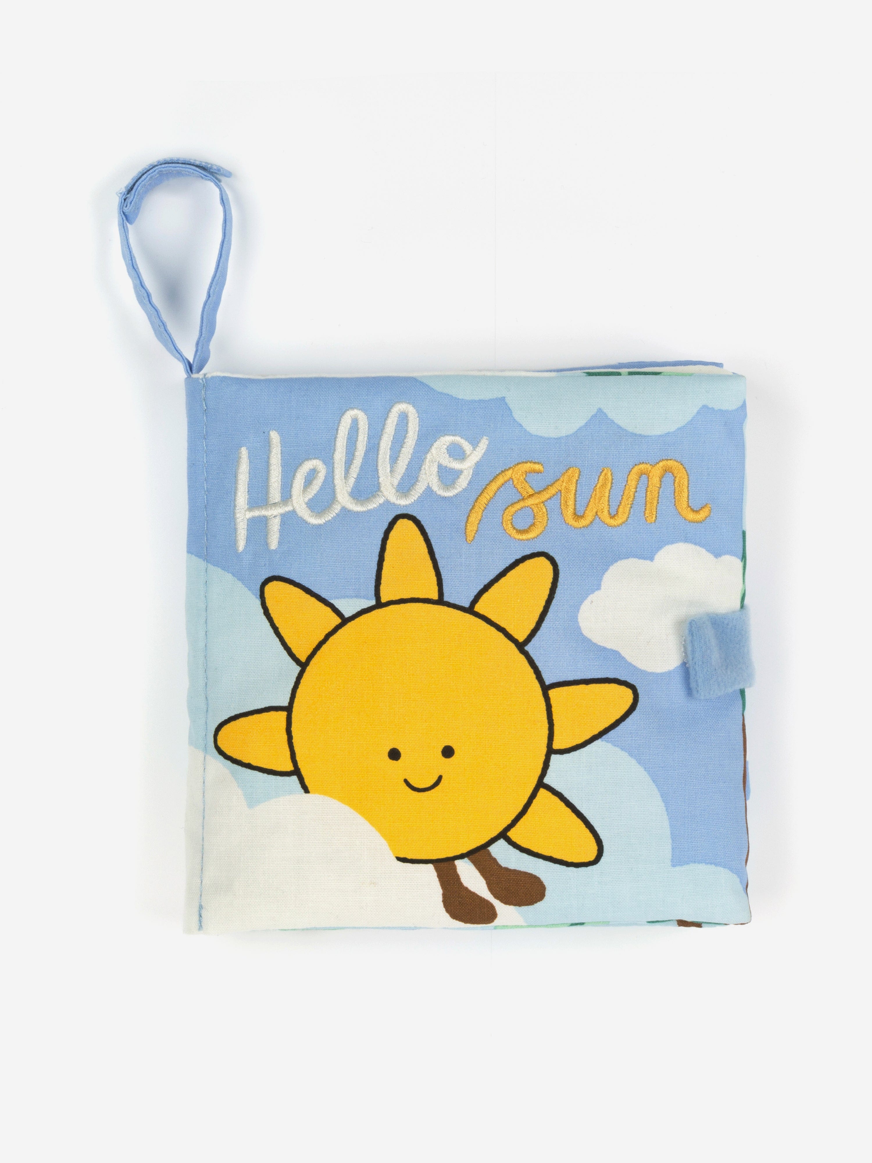Hello Sun Fabric Book in Blue