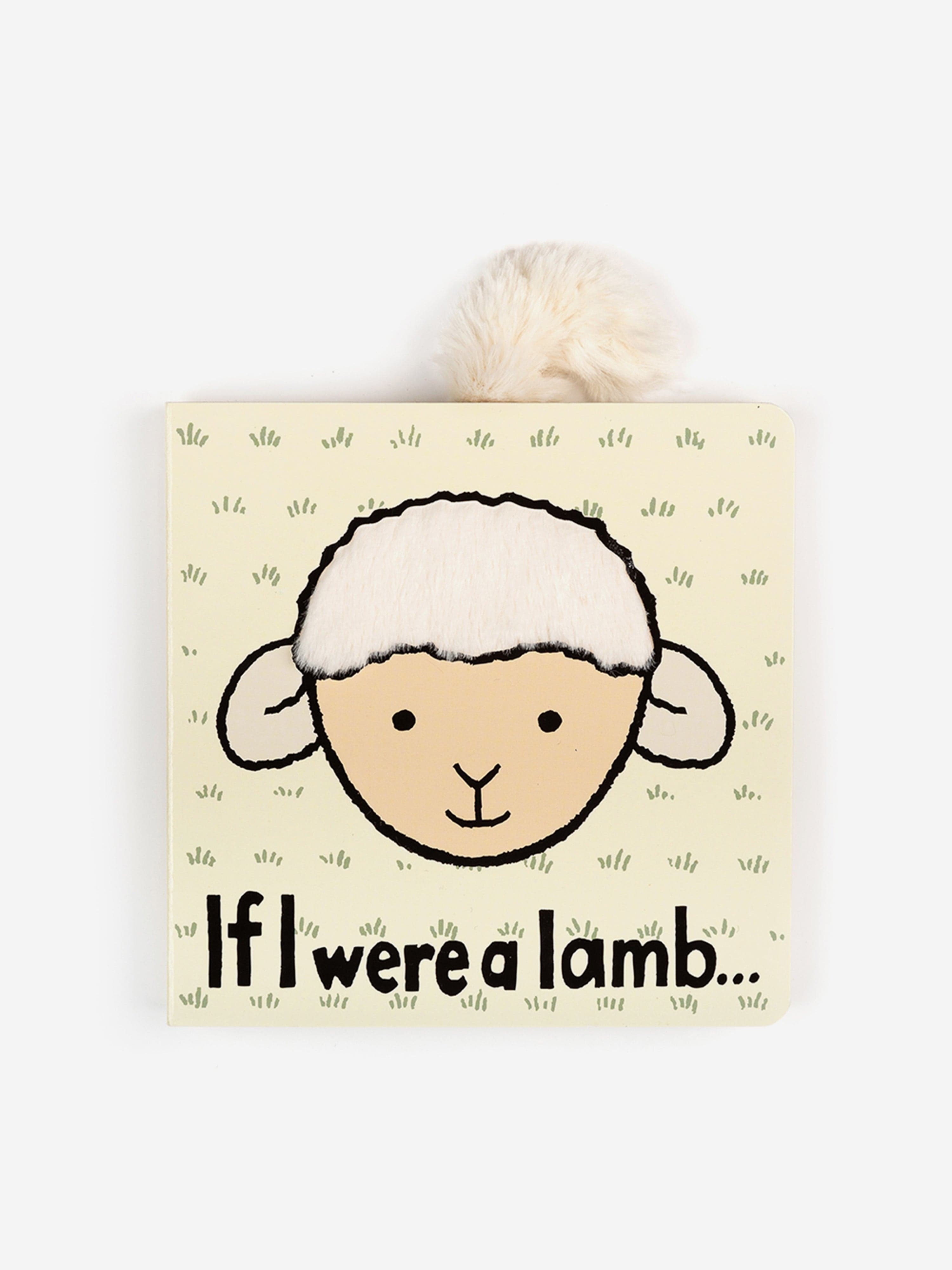 If I Were A Lamb Board Book in White