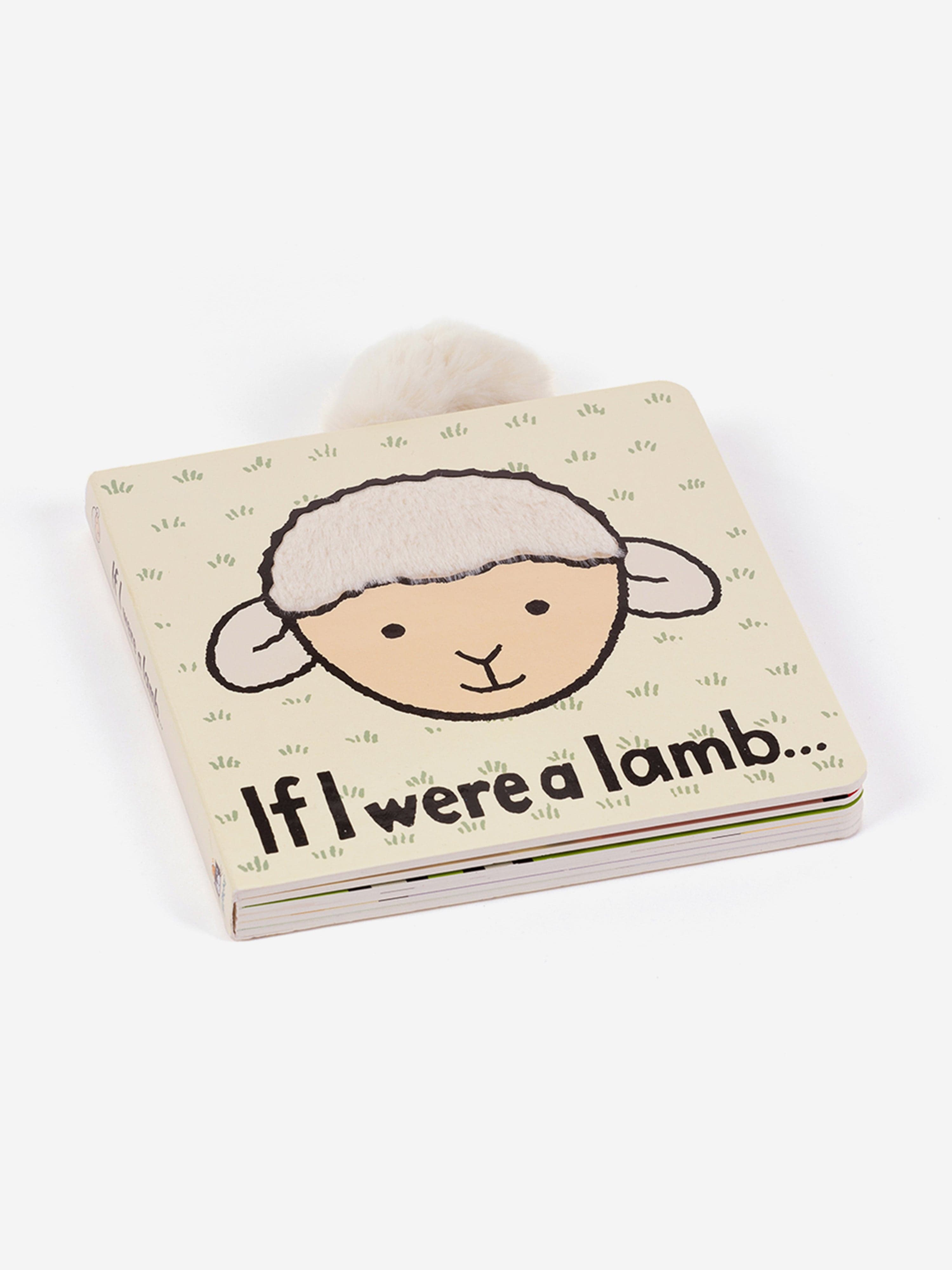 If I Were A Lamb Board Book in White