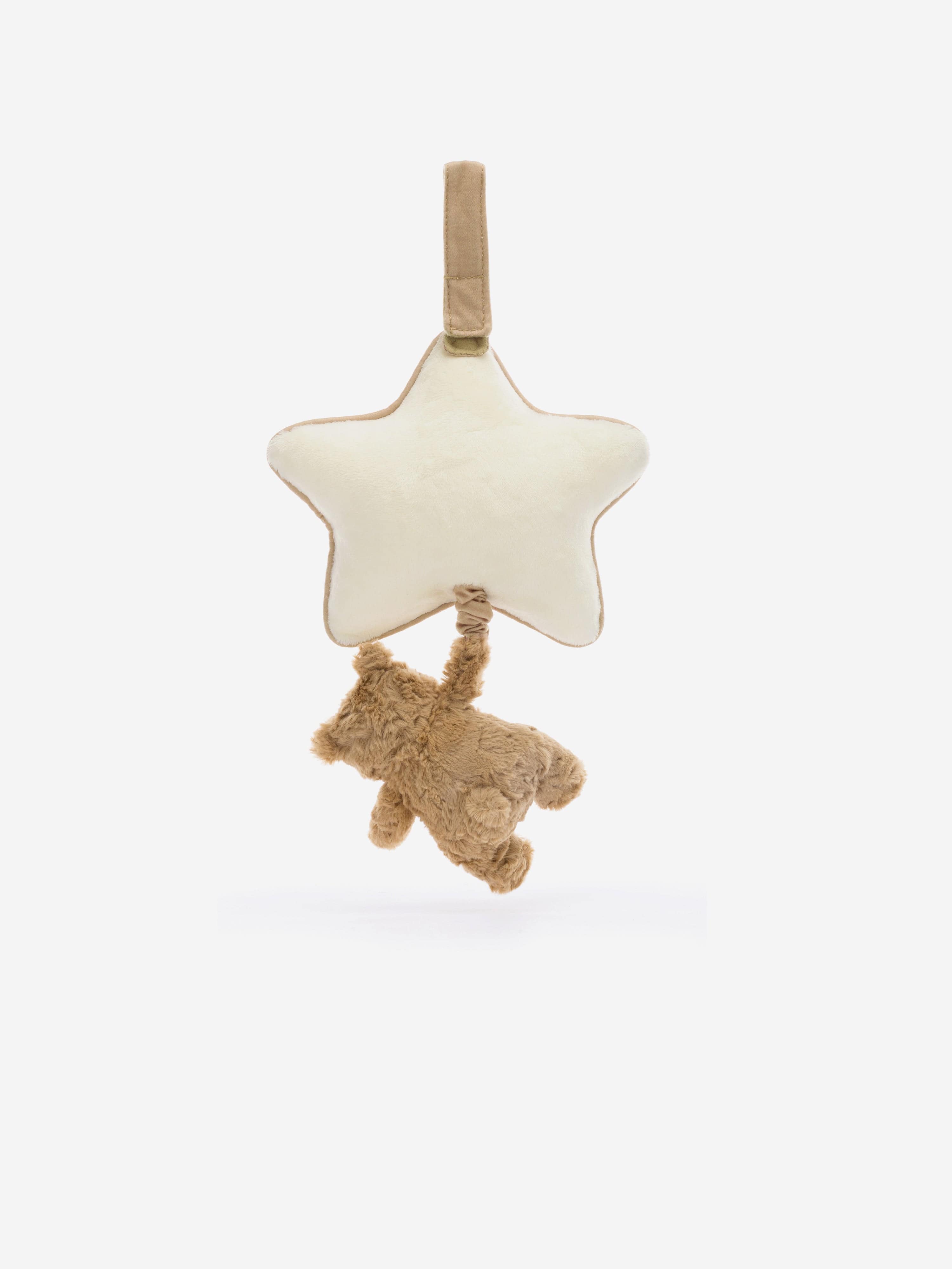 Bartholomew Bear Musical Pull in Brown (30 CM)