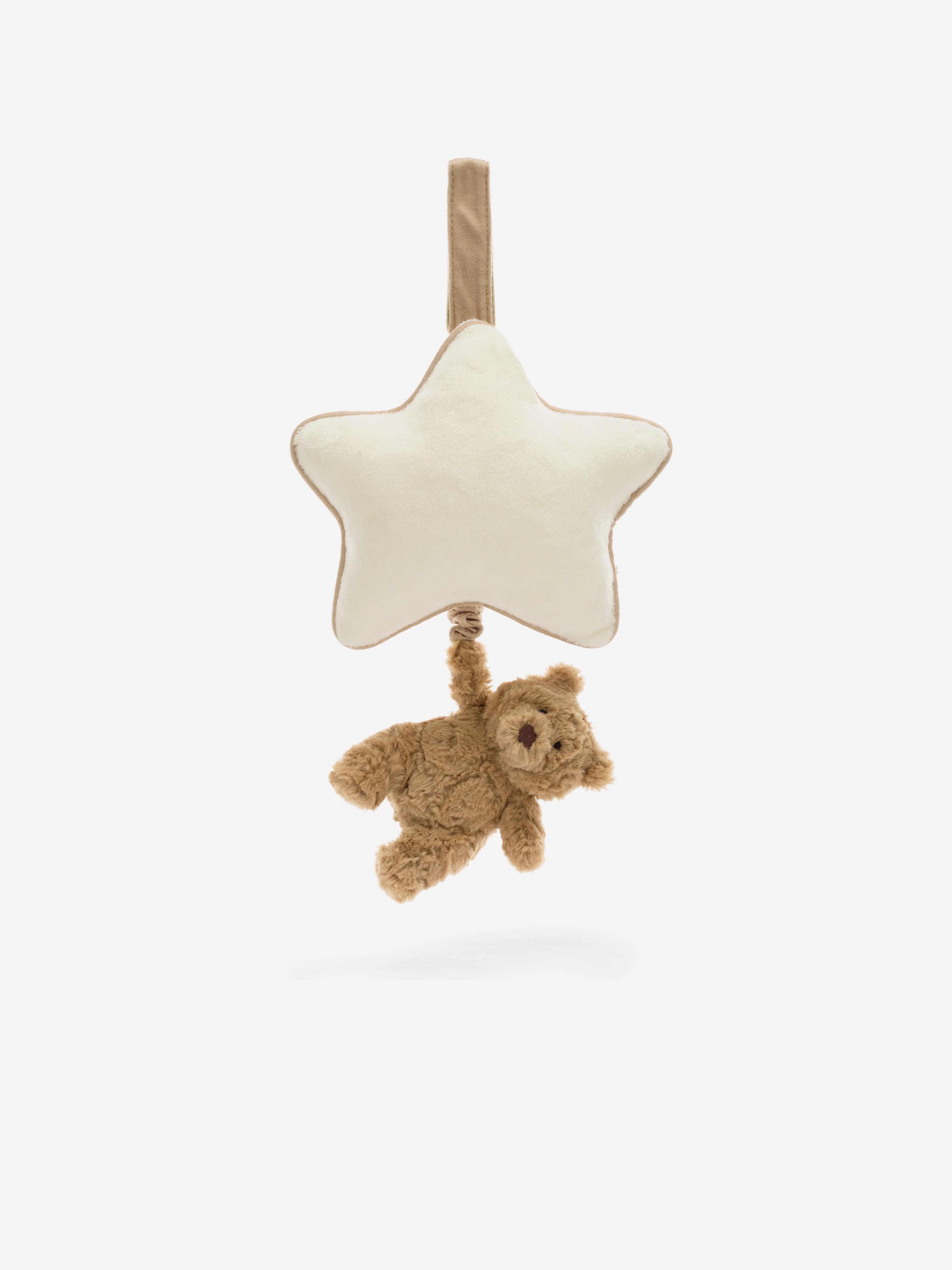 Bartholomew Bear Musical Pull in Brown (30 CM)