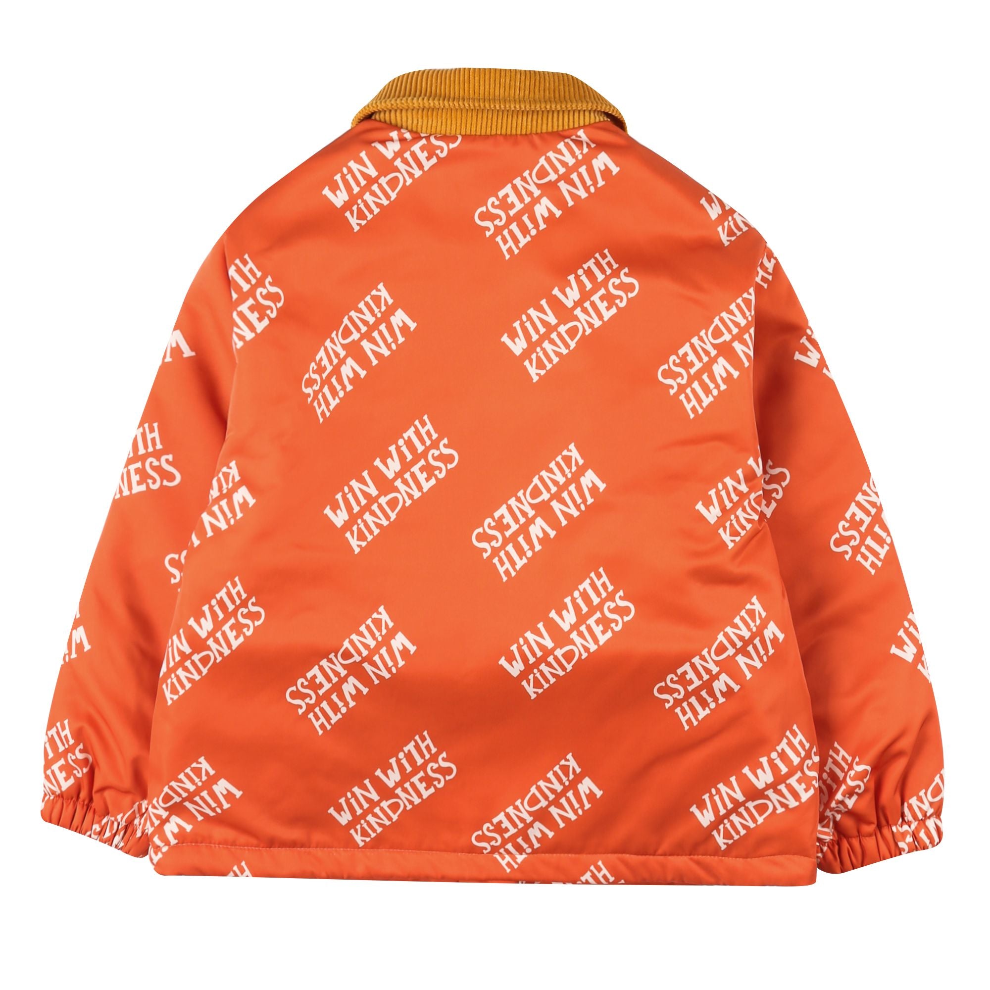Boys & Girls Orange Logo Padded Jacket