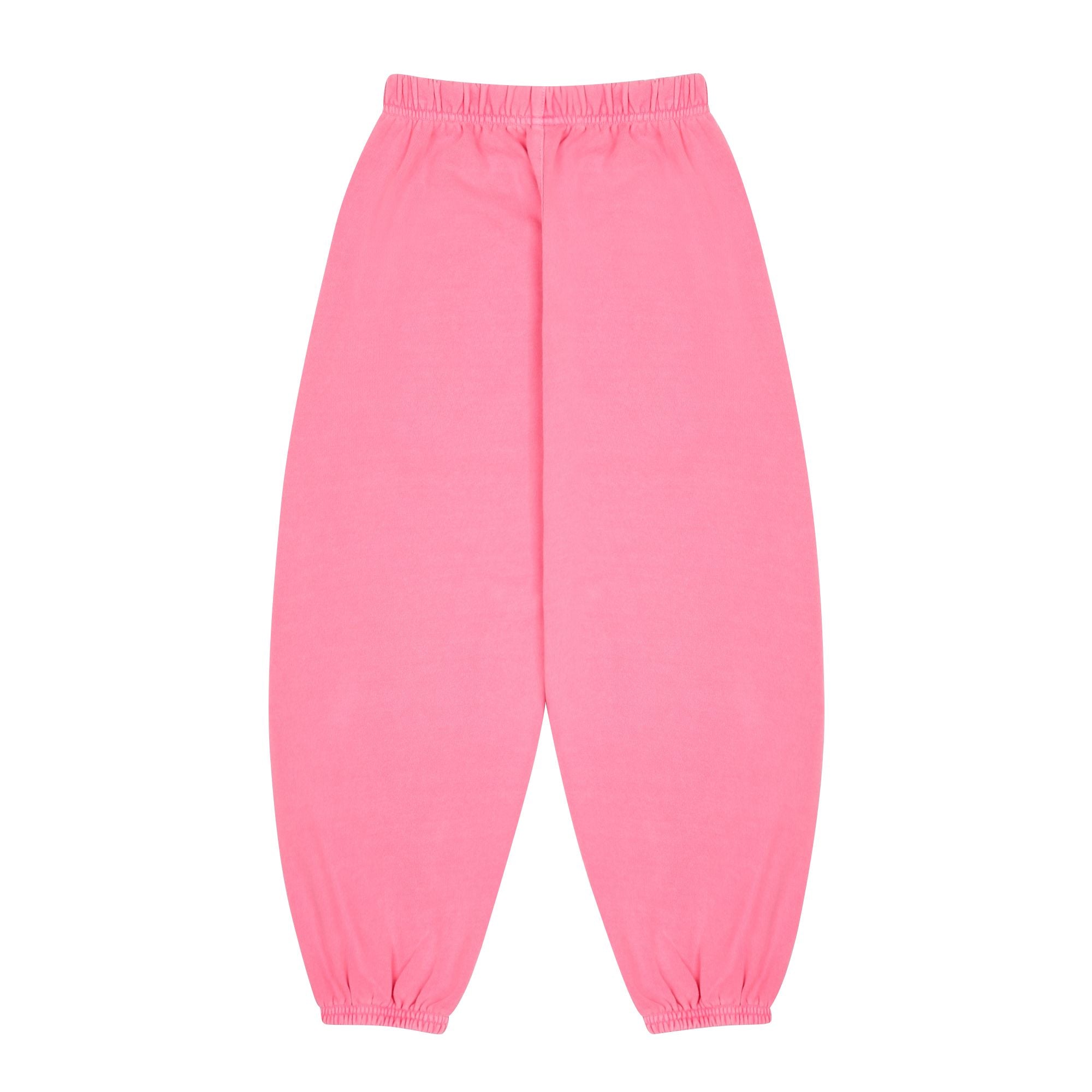 Boys & Girls Pink Printed Cotton Trousers