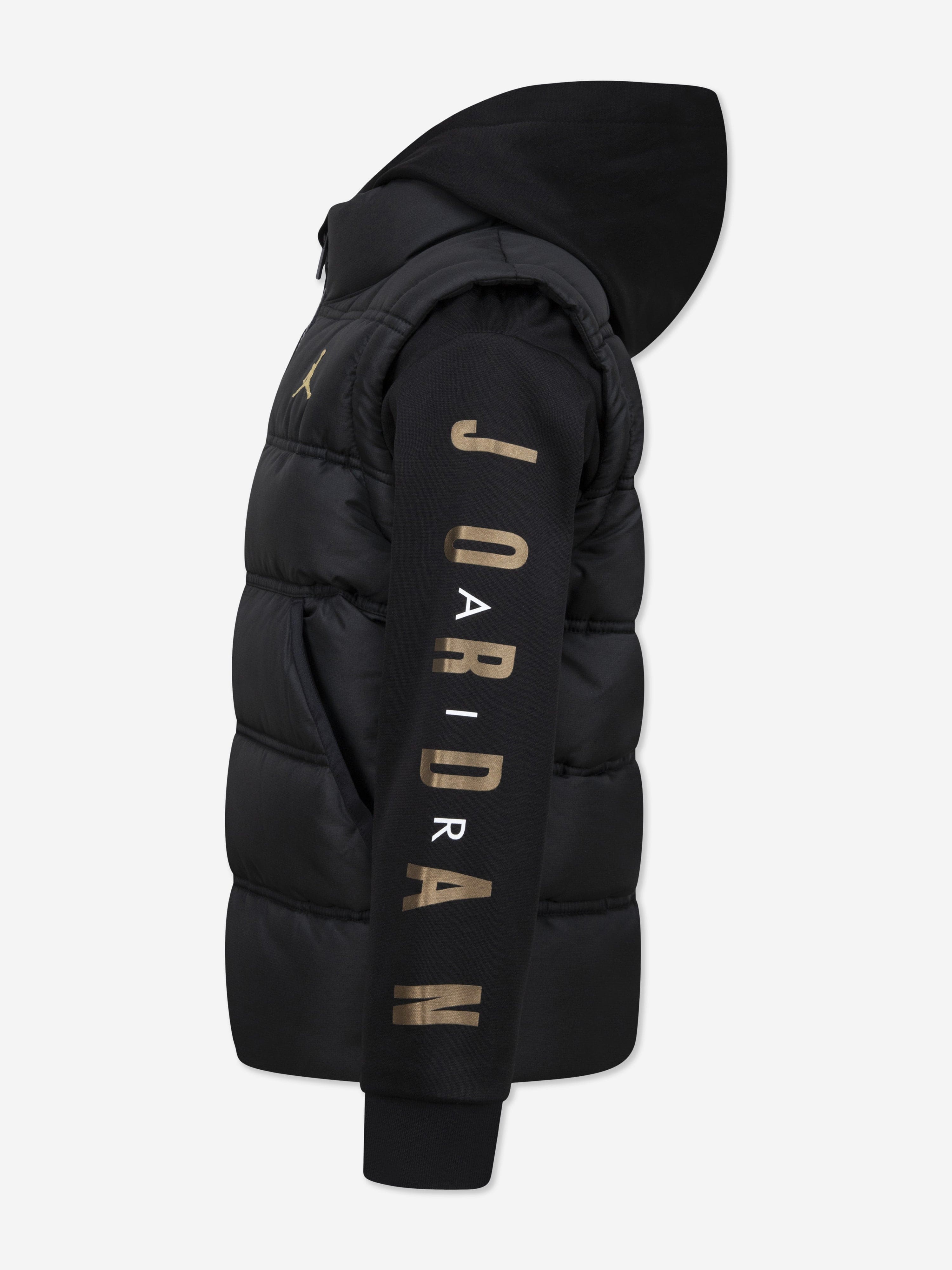 Jordan Boys 2-Fer Jacket in Black