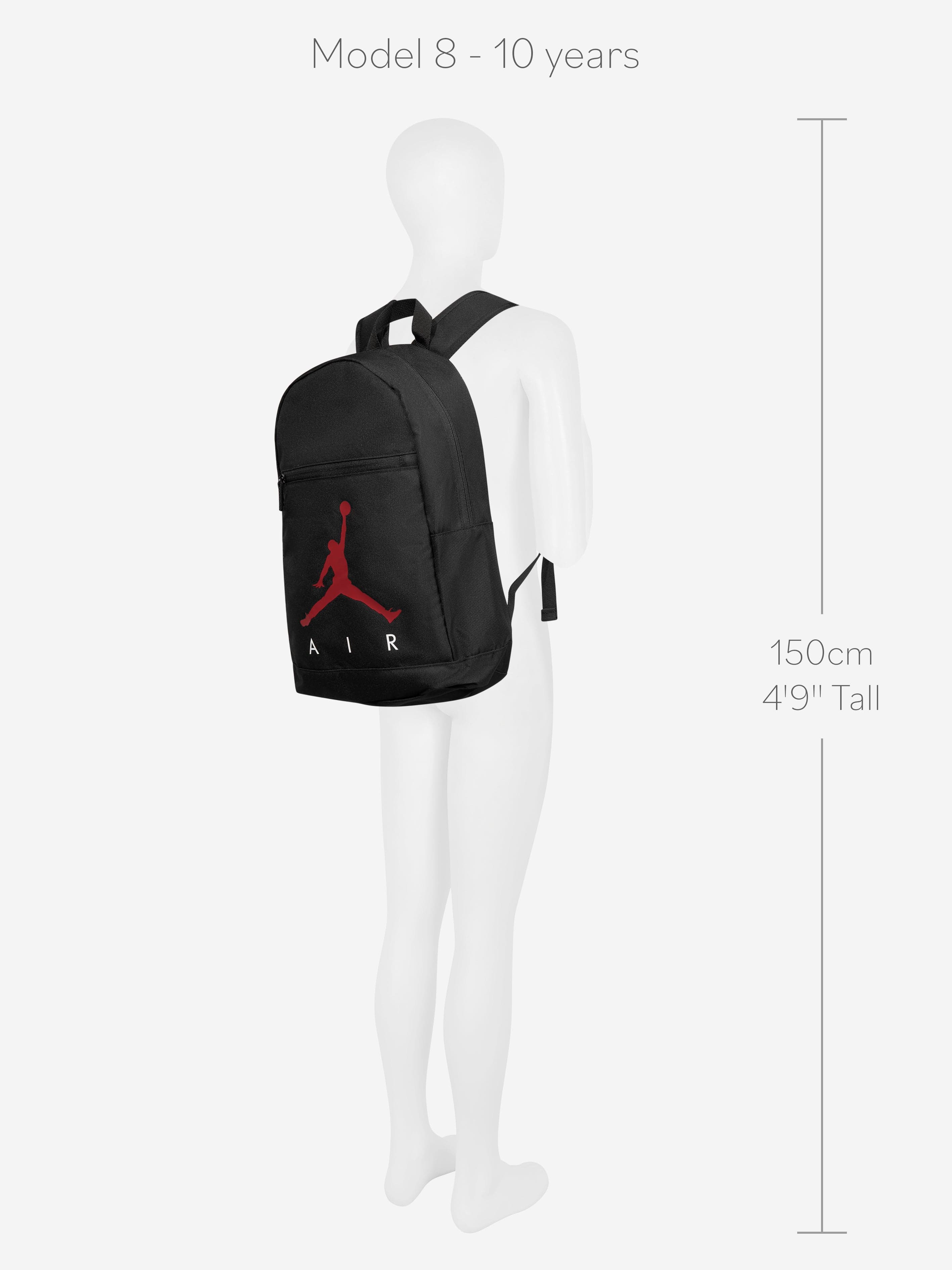 Kids Air School Backpack With Pencil Case in Black (45cm)