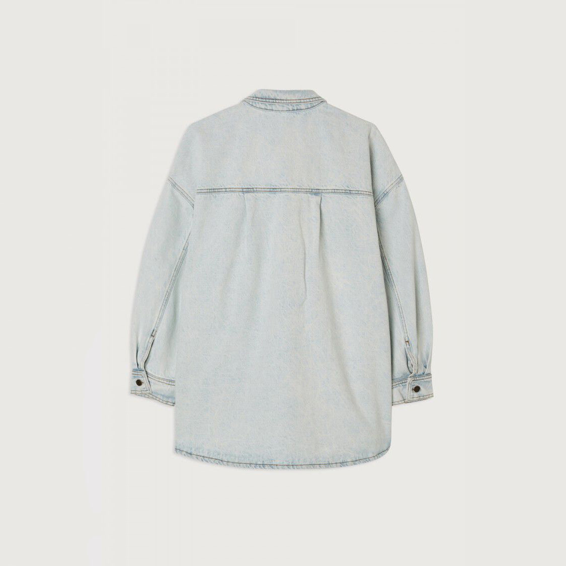 Women Light Blue Denim Shirt