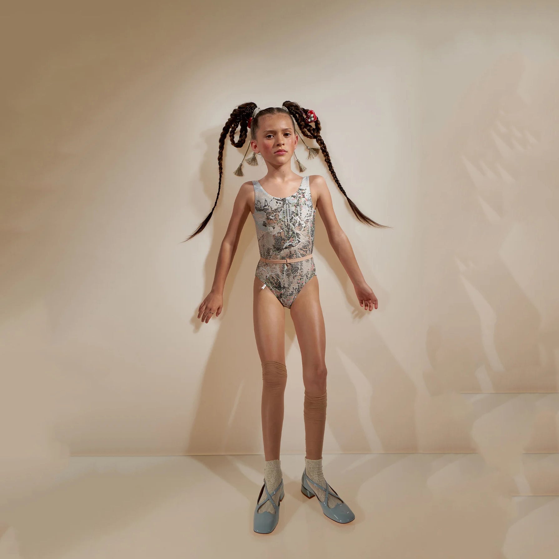 Girls Multicolor Ballet Onesies