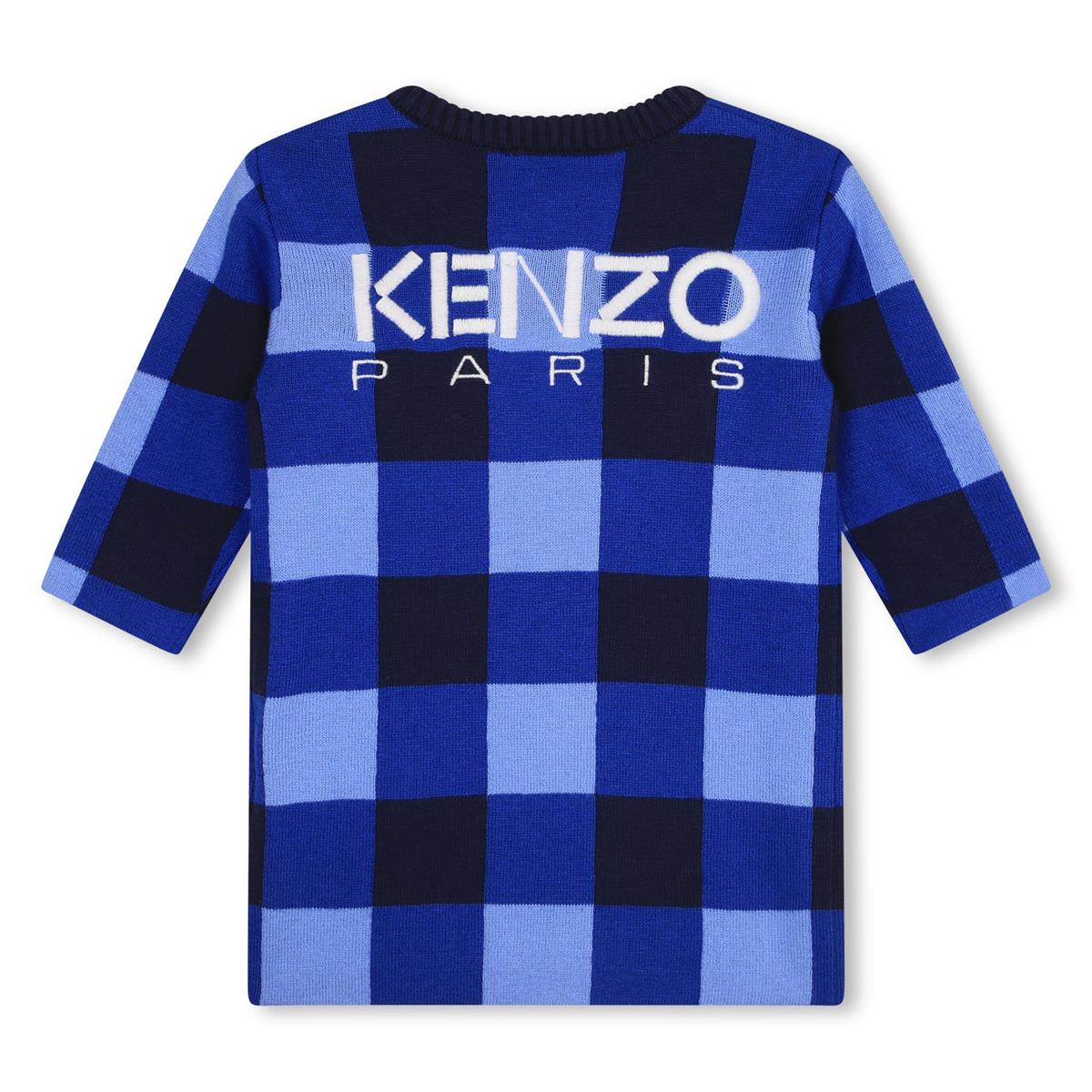 Baby Girls Blue Check Dress
