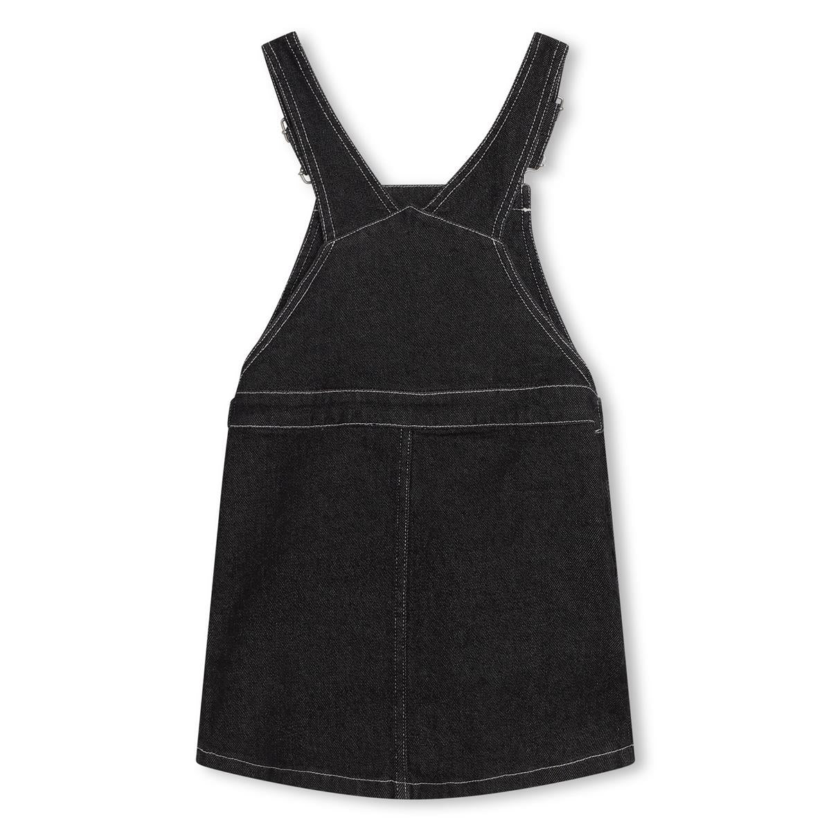 Girls Black Denim Dress