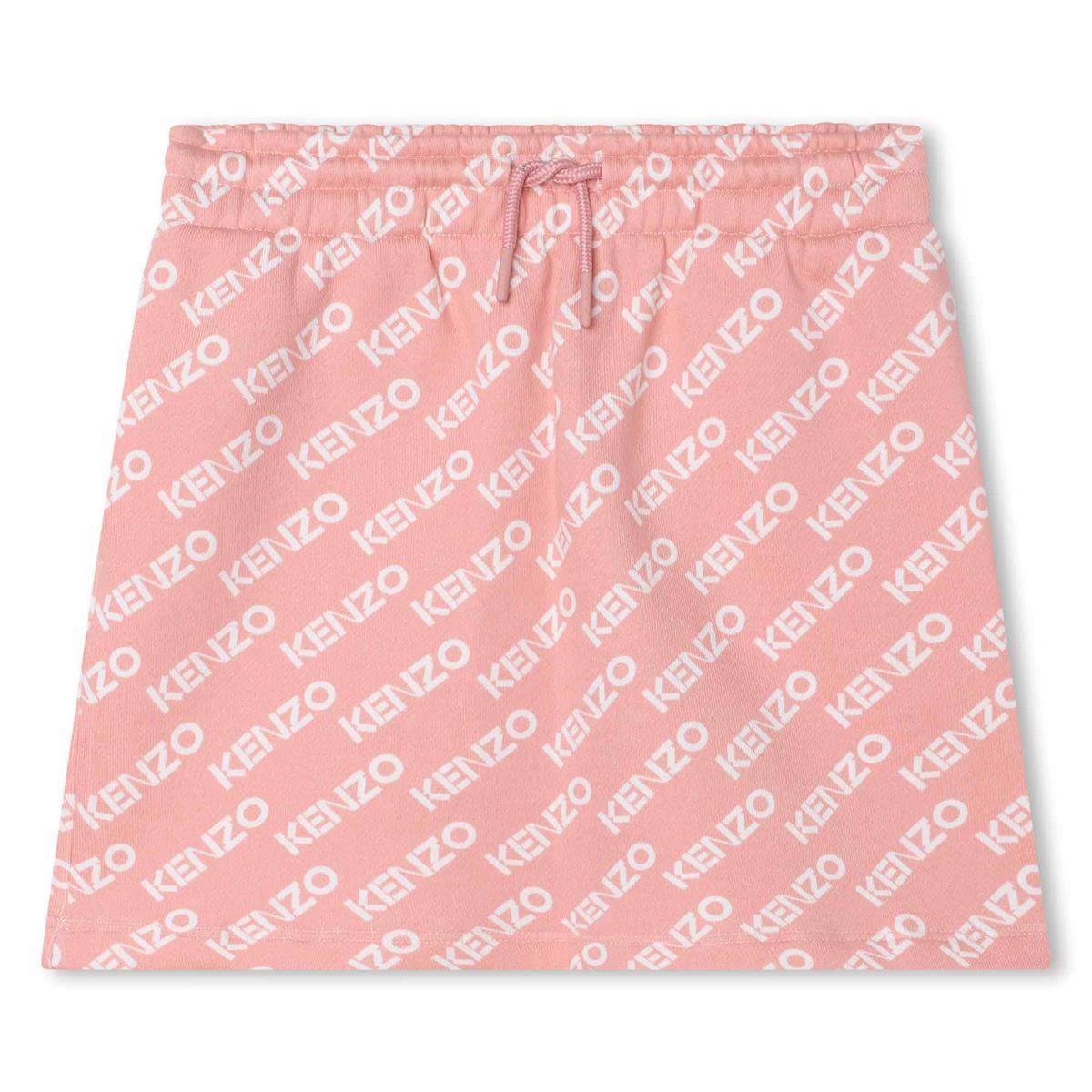 Girls Pink Logo Skirt