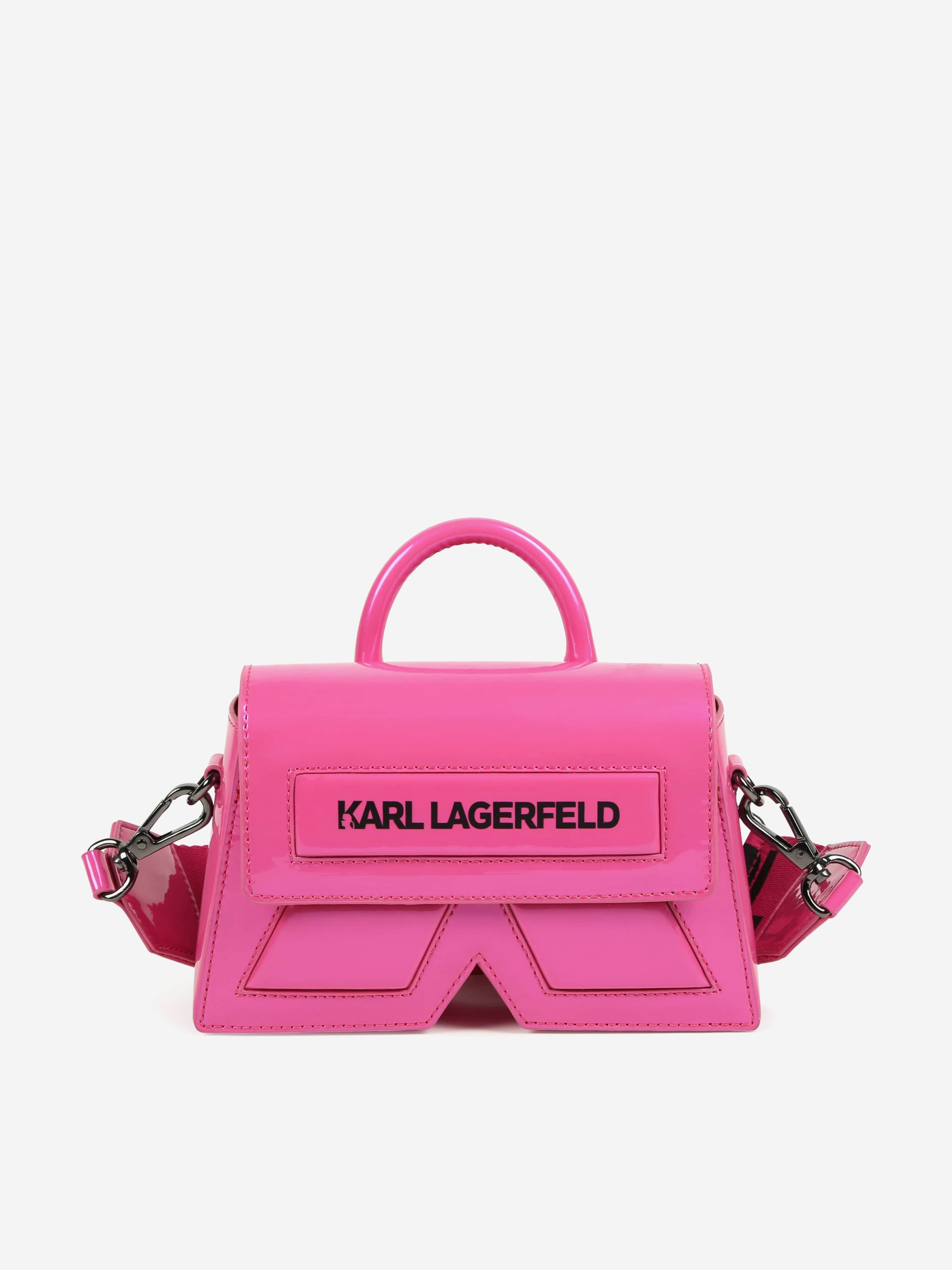 Karl Lagerfeld Girls Ikon K Crossbody Bag in Pink (18.5cm)