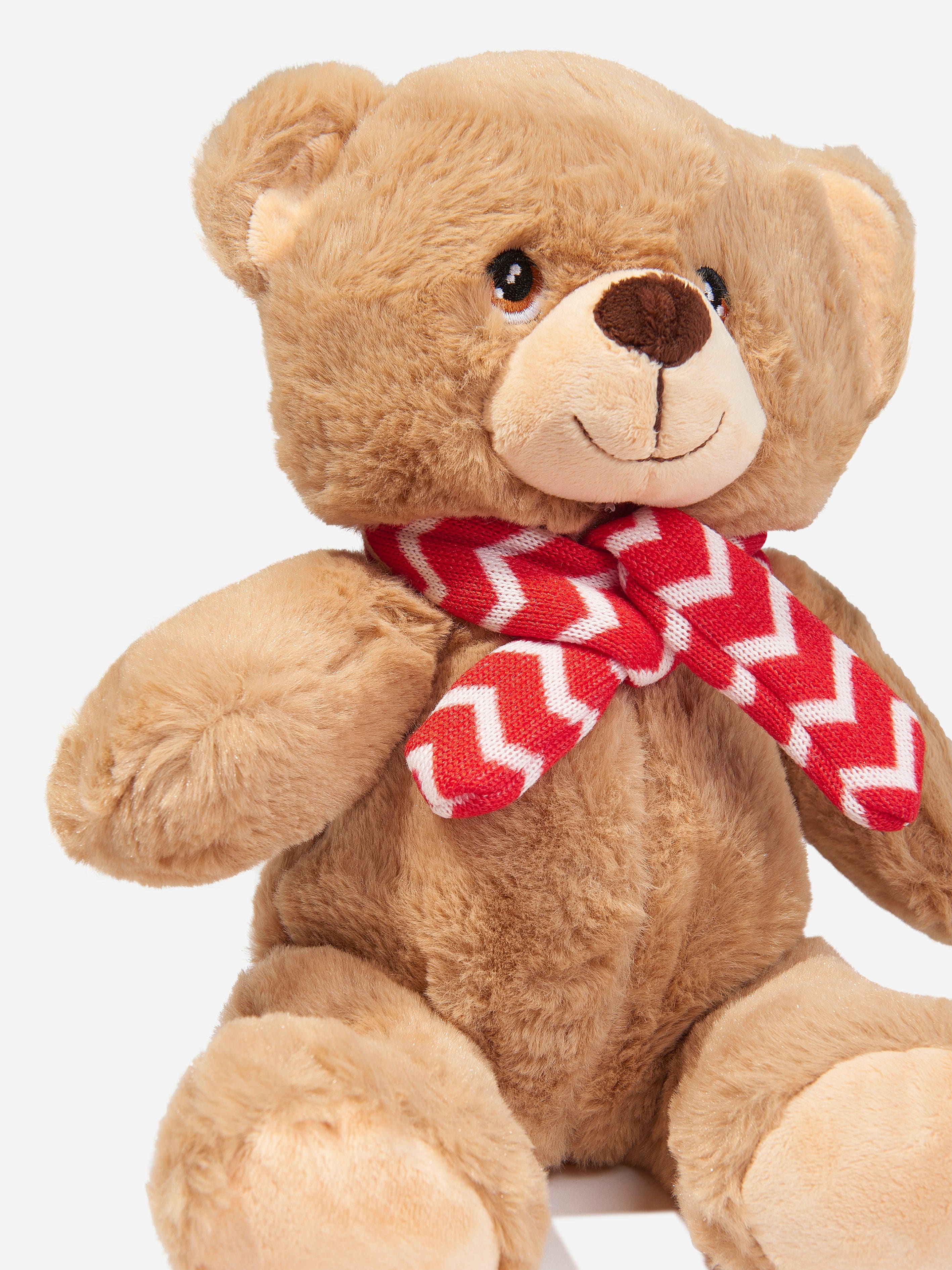 Keel Toys Kids Keeleco Conker Bear With Scarf in Multicolour (25cm)