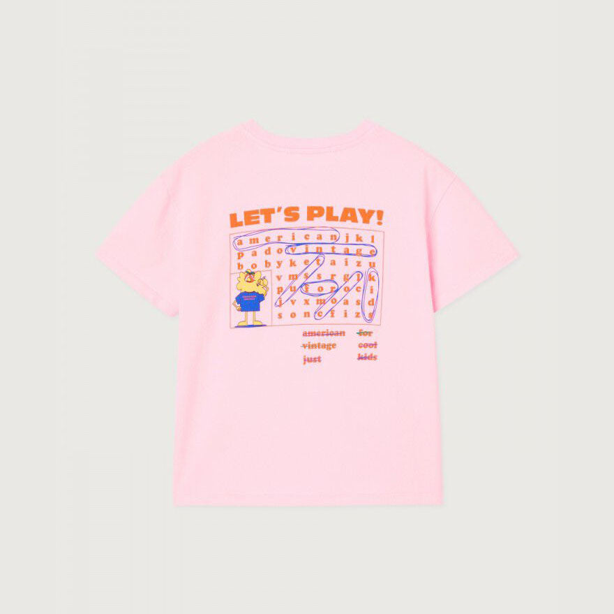 Boys & Girls Pink Logo Cotton T-Shirt