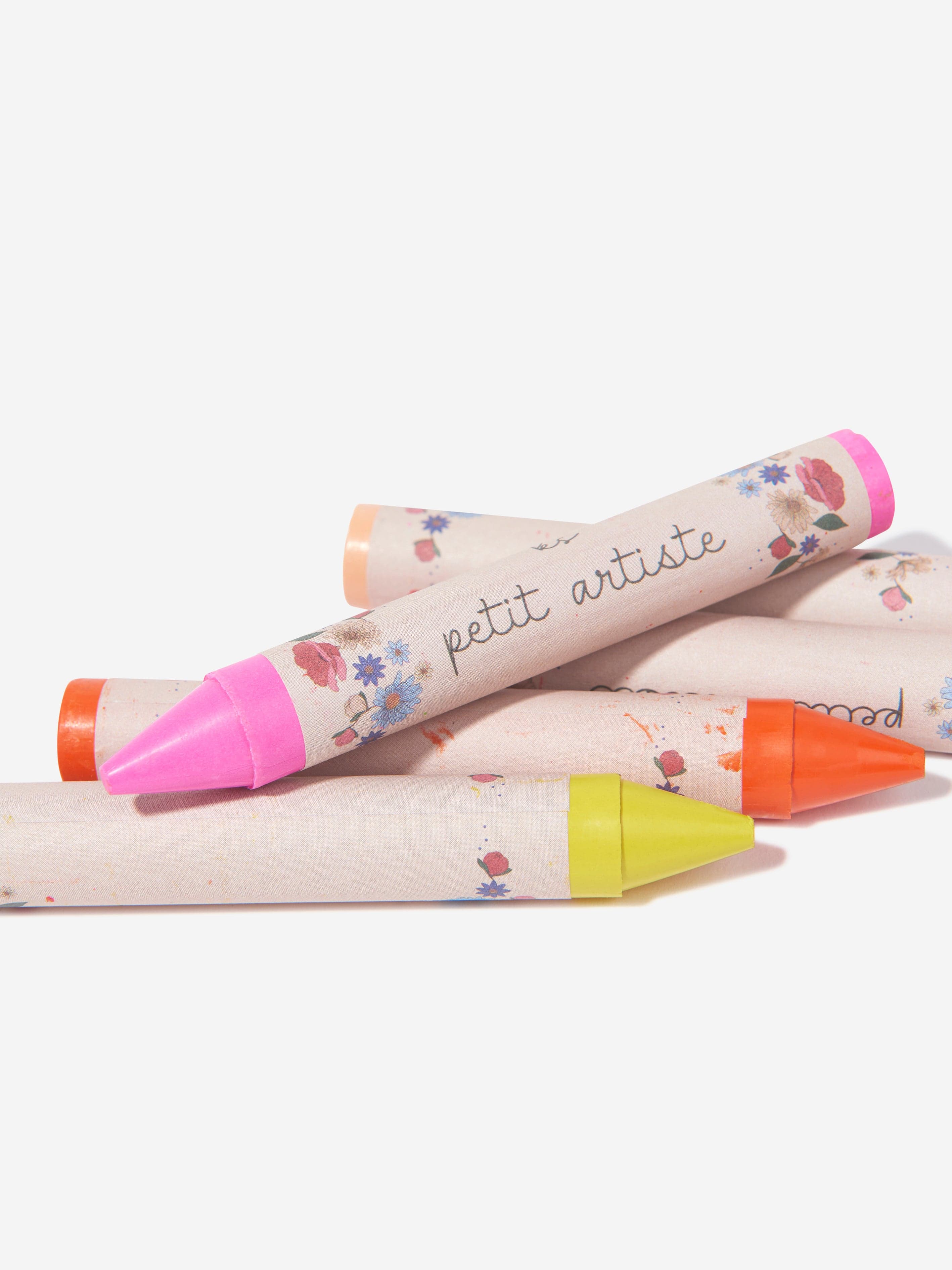 Konges Slojd Kids 10 Piece Beeswax Crayons Set in Multicolour