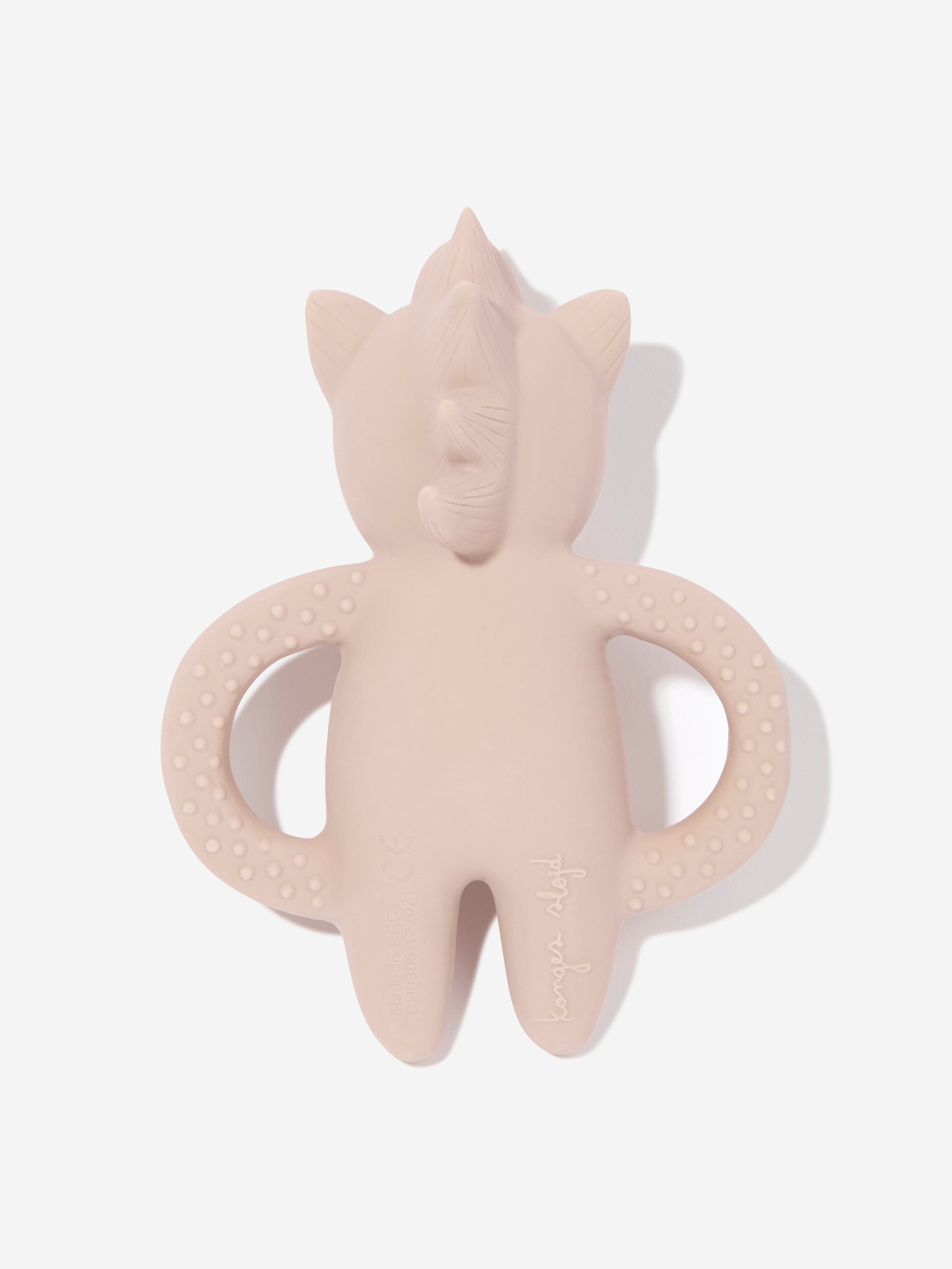 Konges Sløjd Baby Girls Unicorn Teeth Soother in Pink