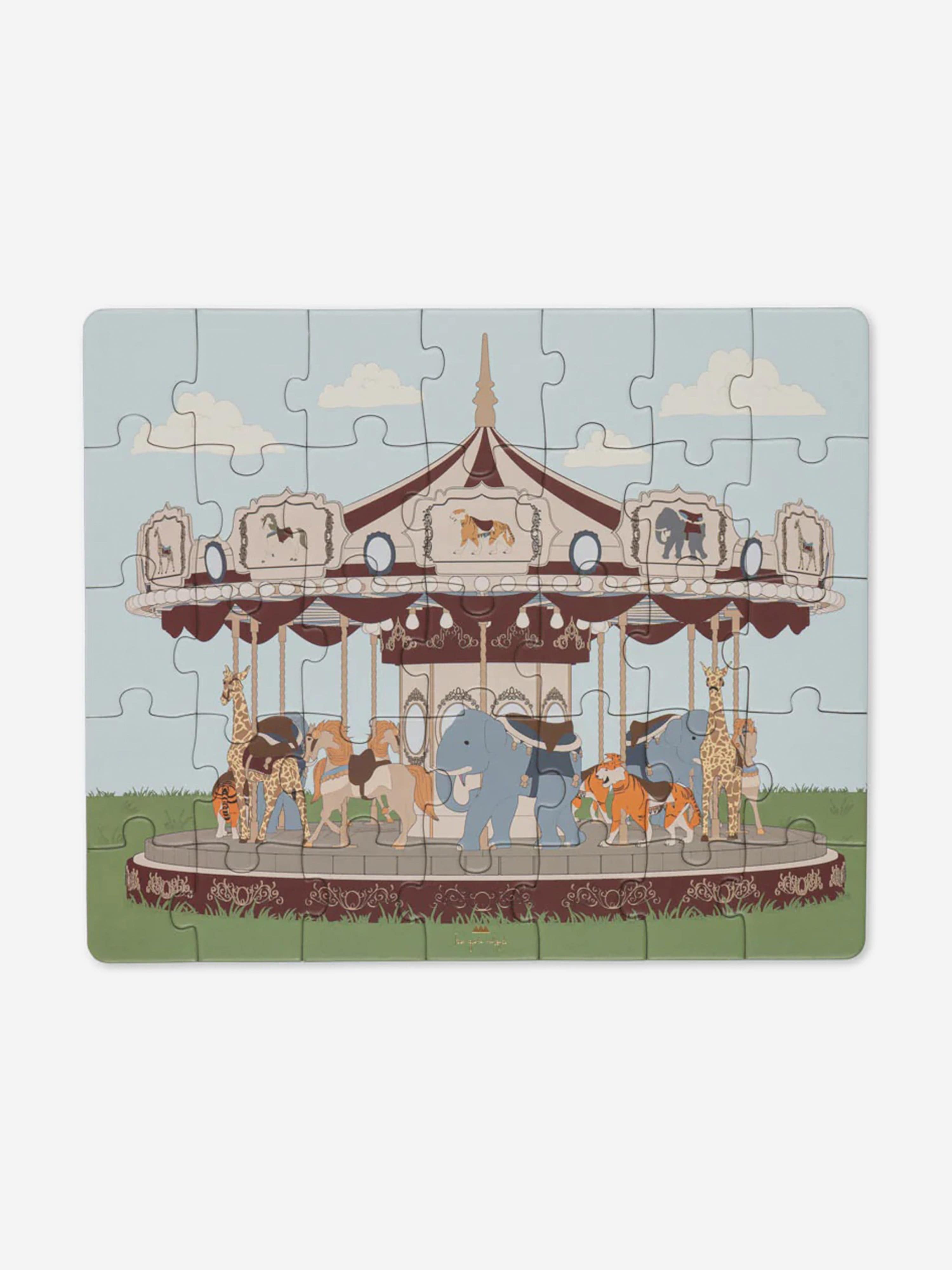 Kids 35 Piece Carousel Puzzle in Multicolour