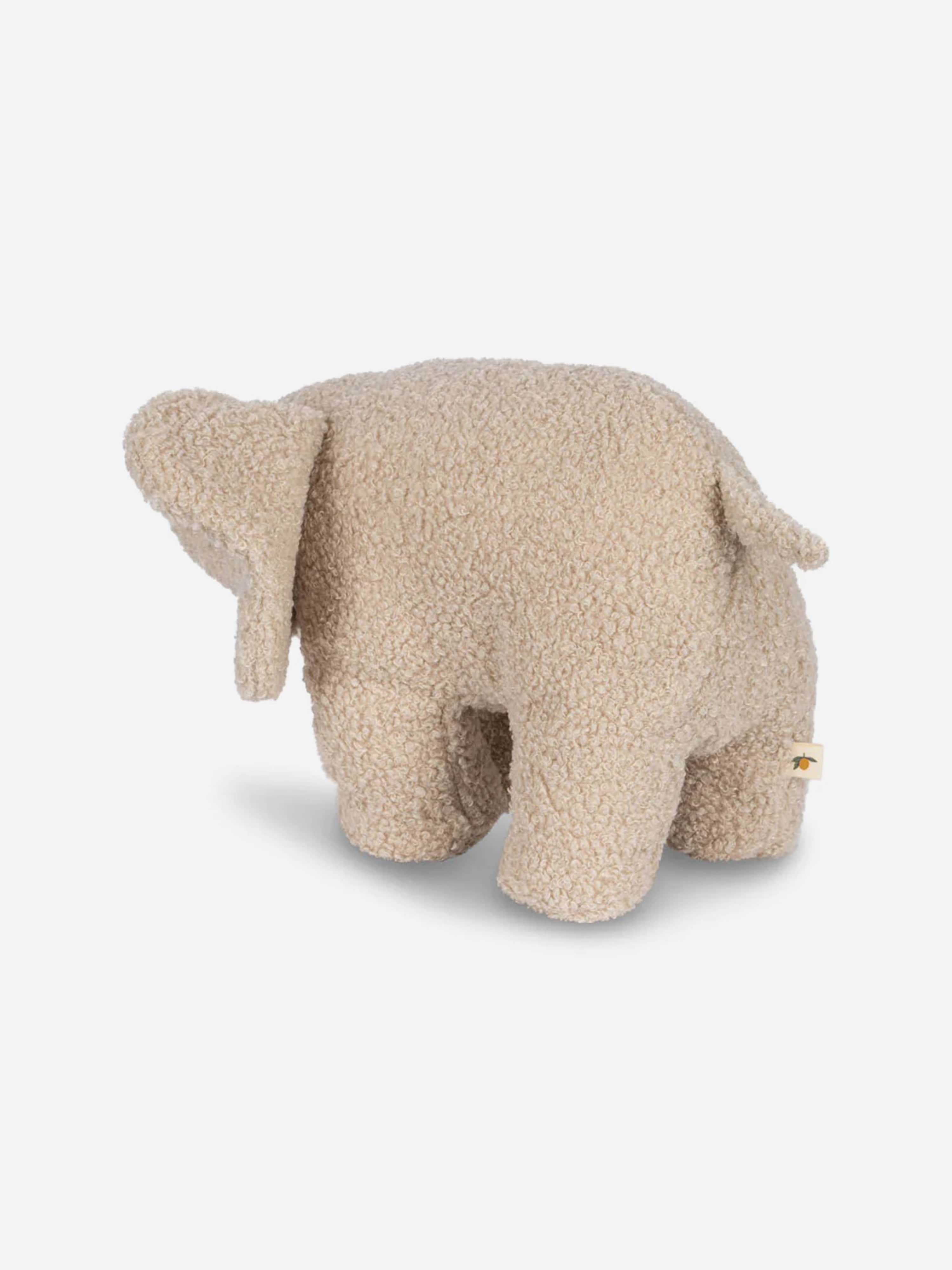 Baby Elephant Soft Toy in Ivory