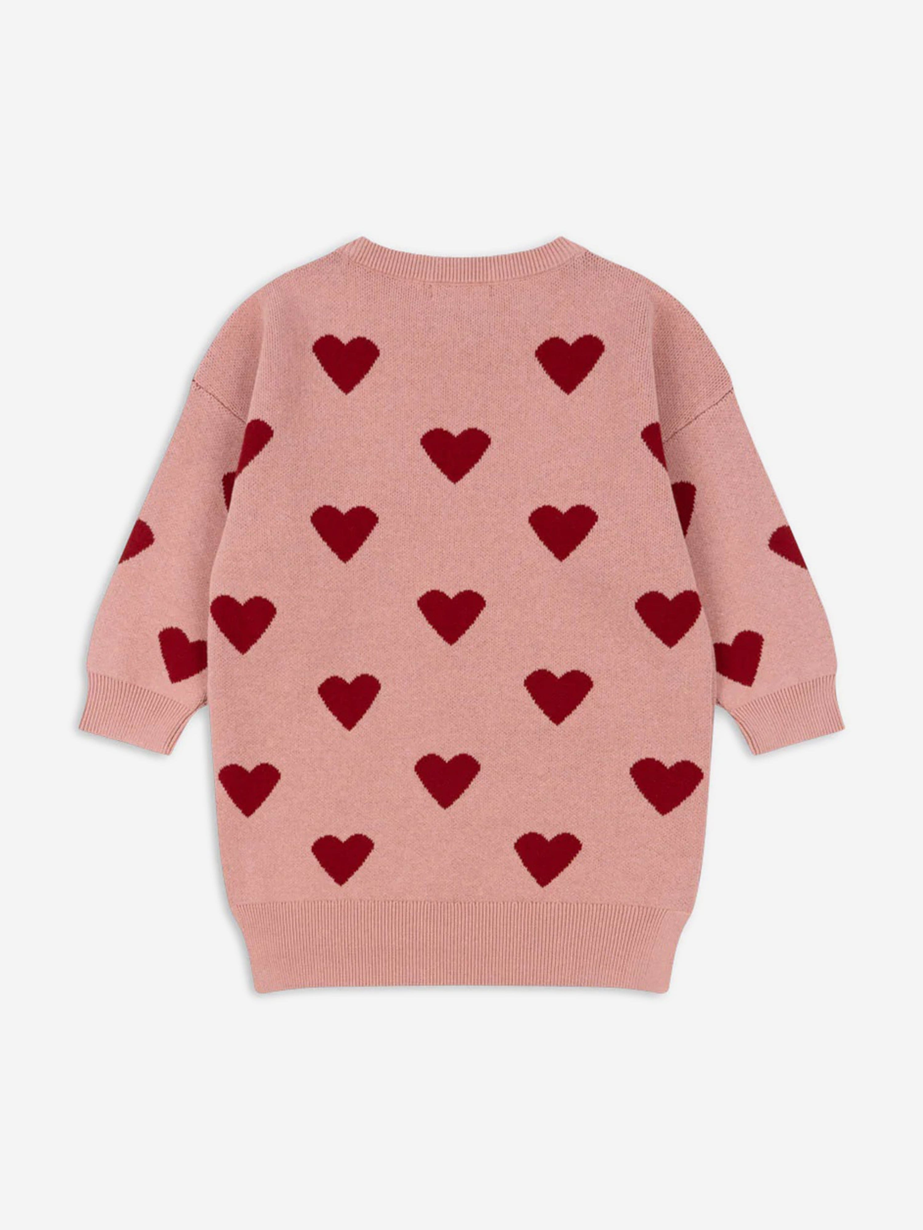 Girls Lapis Knitted Dress in Pink