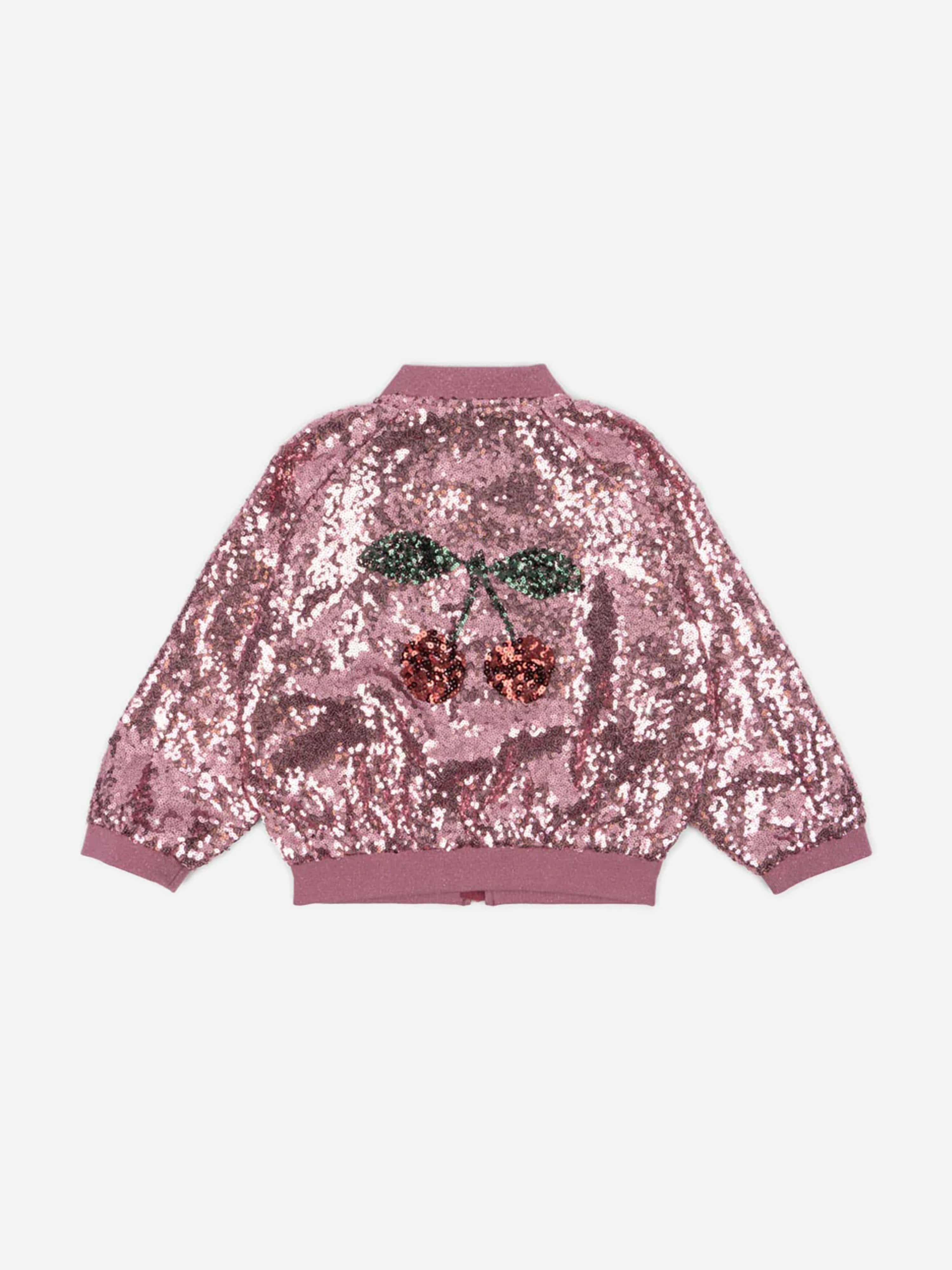 Girls Starla Sequin Jacket in Pink