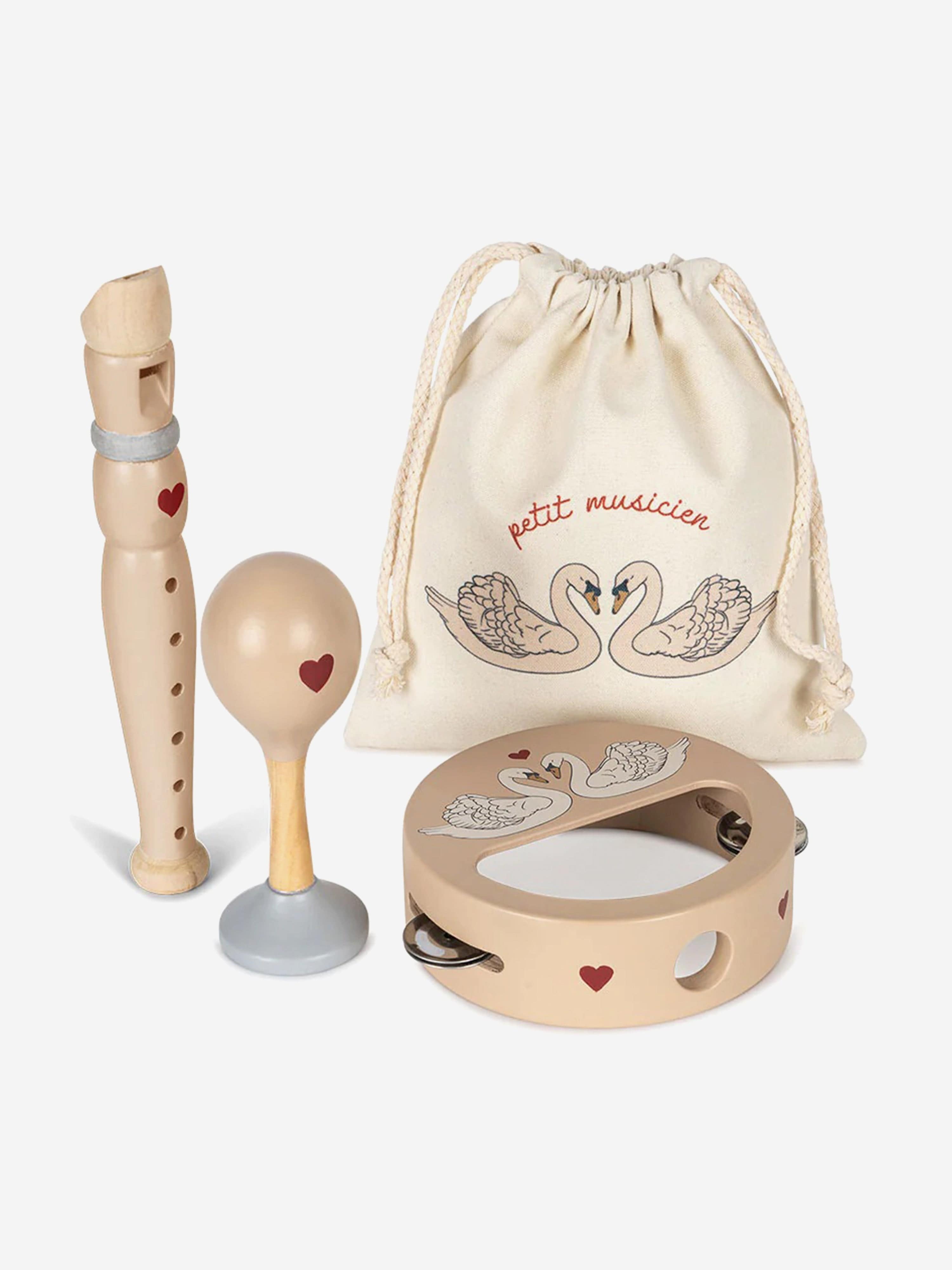 Kids Swan Wooden Music Set in Multicolour