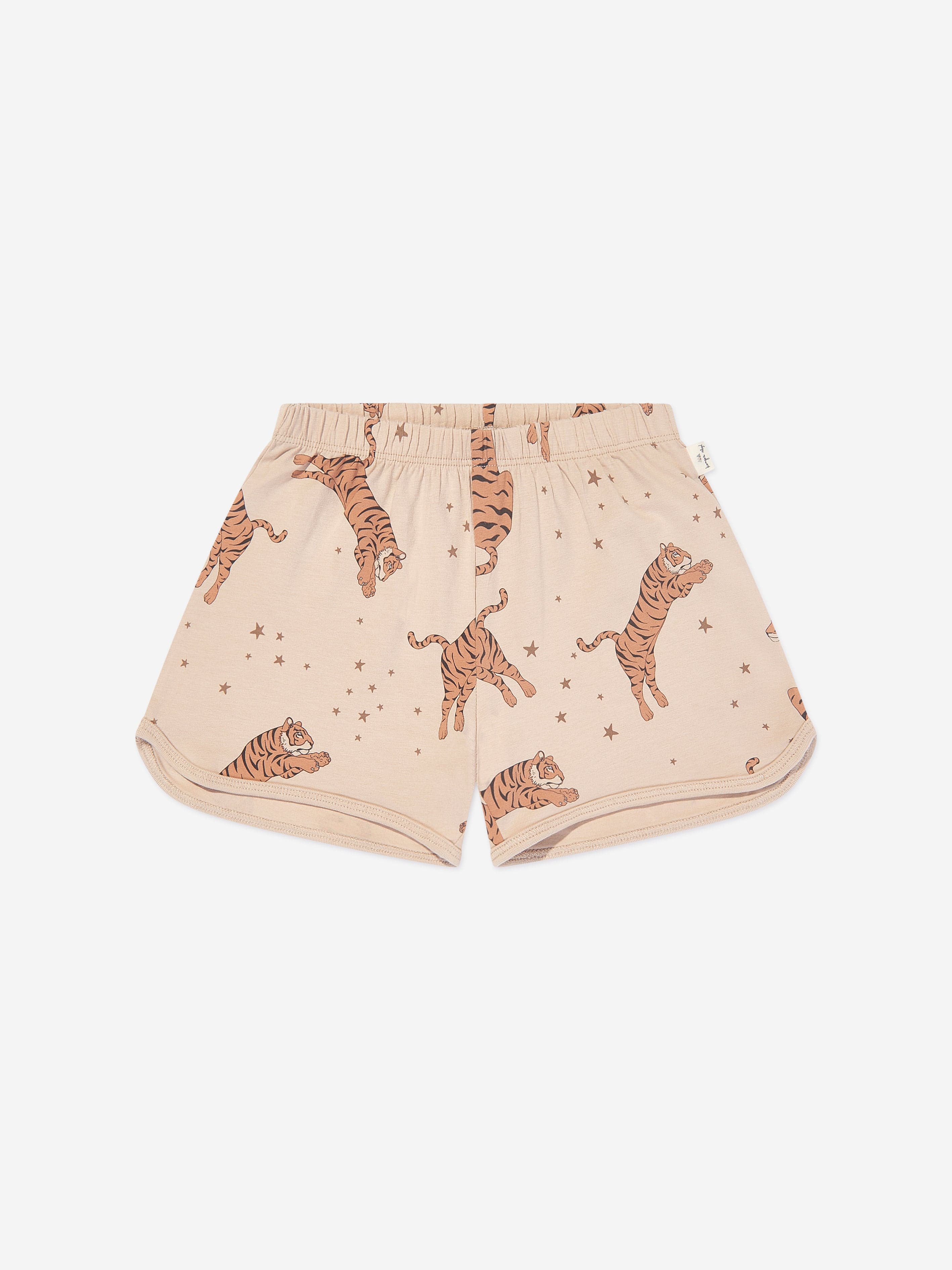 Konges Sløjd Kids Tiger Short Set in Beige