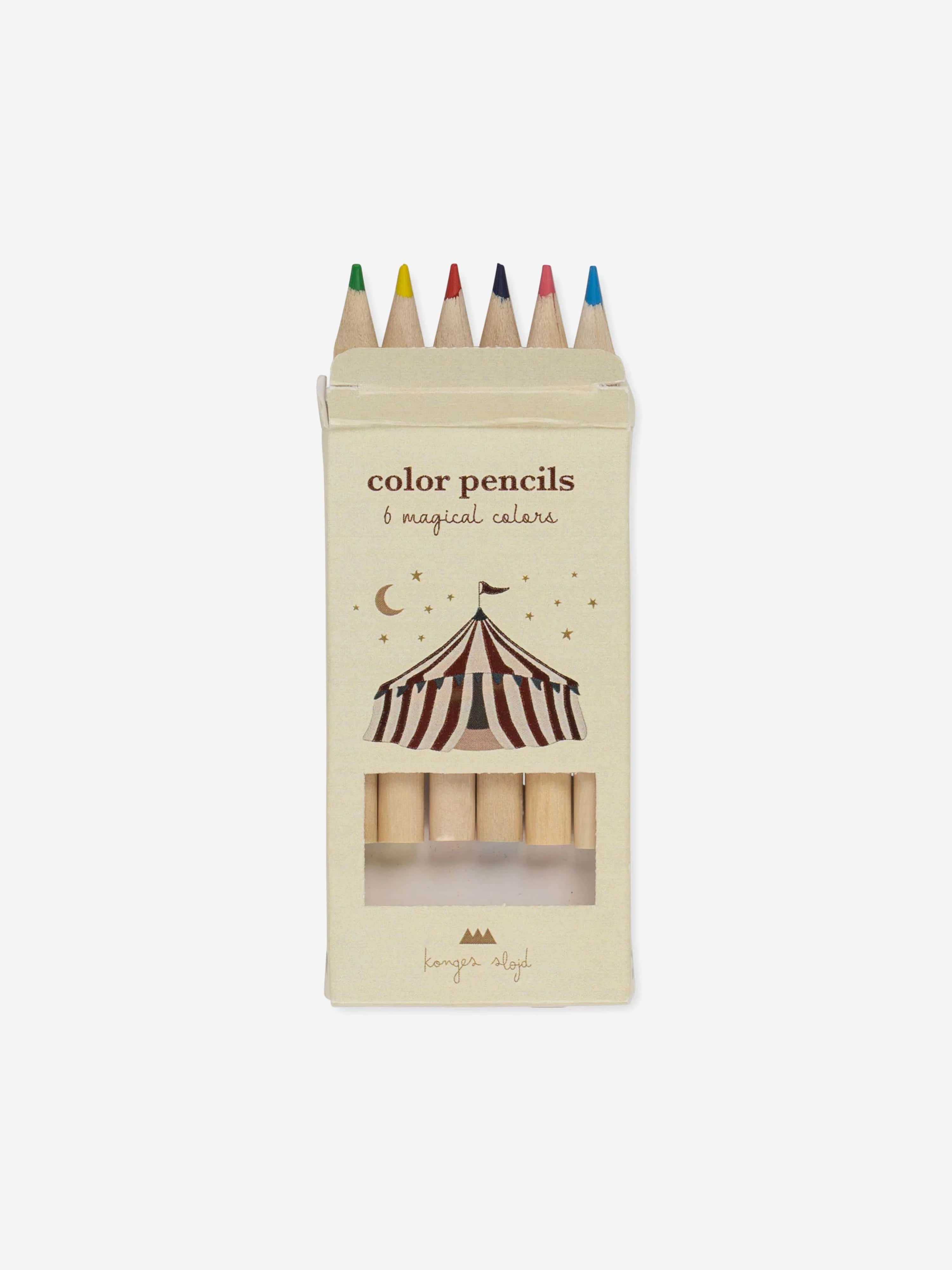 Konges Sløjd Kids Activity Book With Colouring Pencils in Beige (24cm)