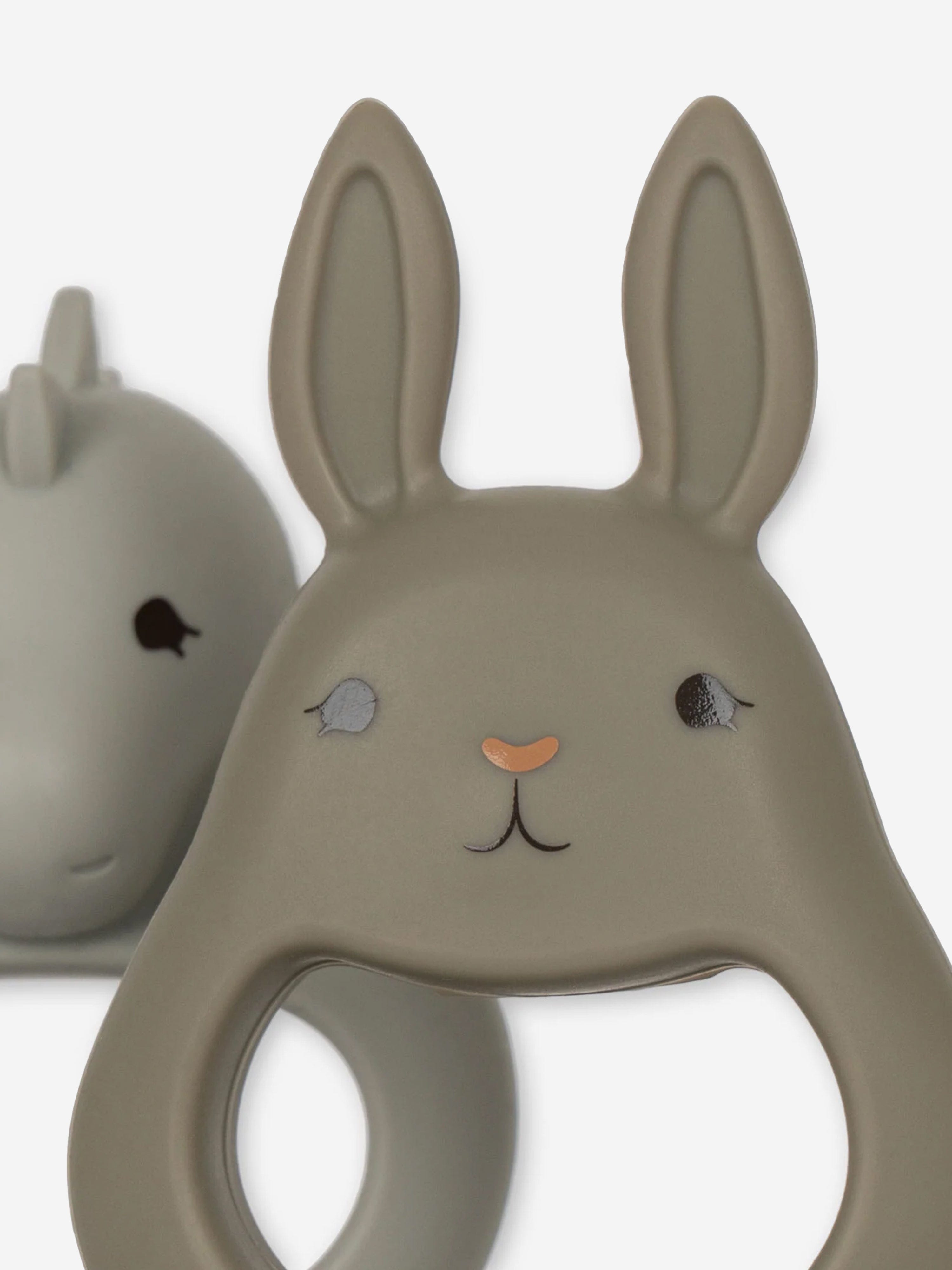 Konges Sløjd Baby Dragon And Bunny 2 Pack Fruit Feeding Pacifier in Multicolour (13.7cm)
