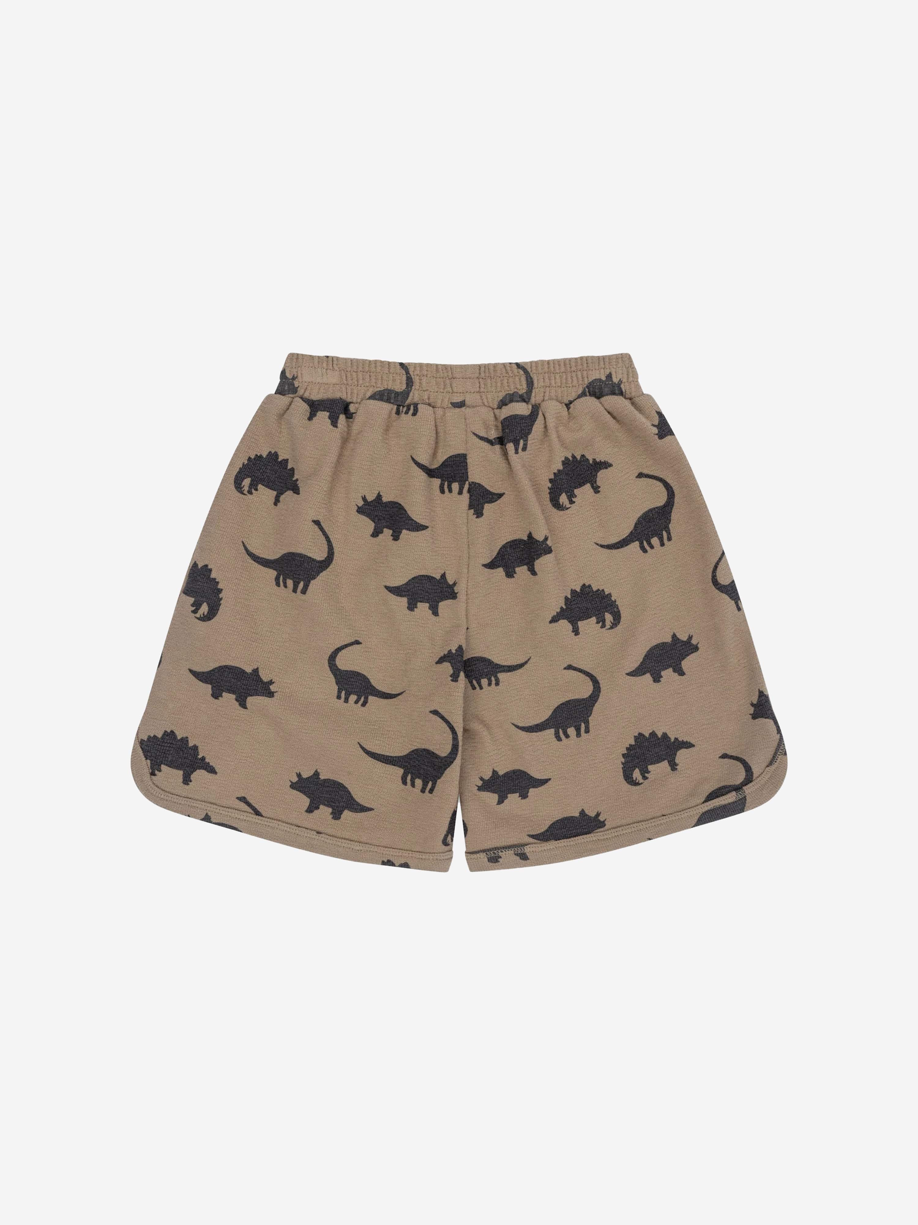Konges Sløjd Boys Obi Dino Shorts in Beige
