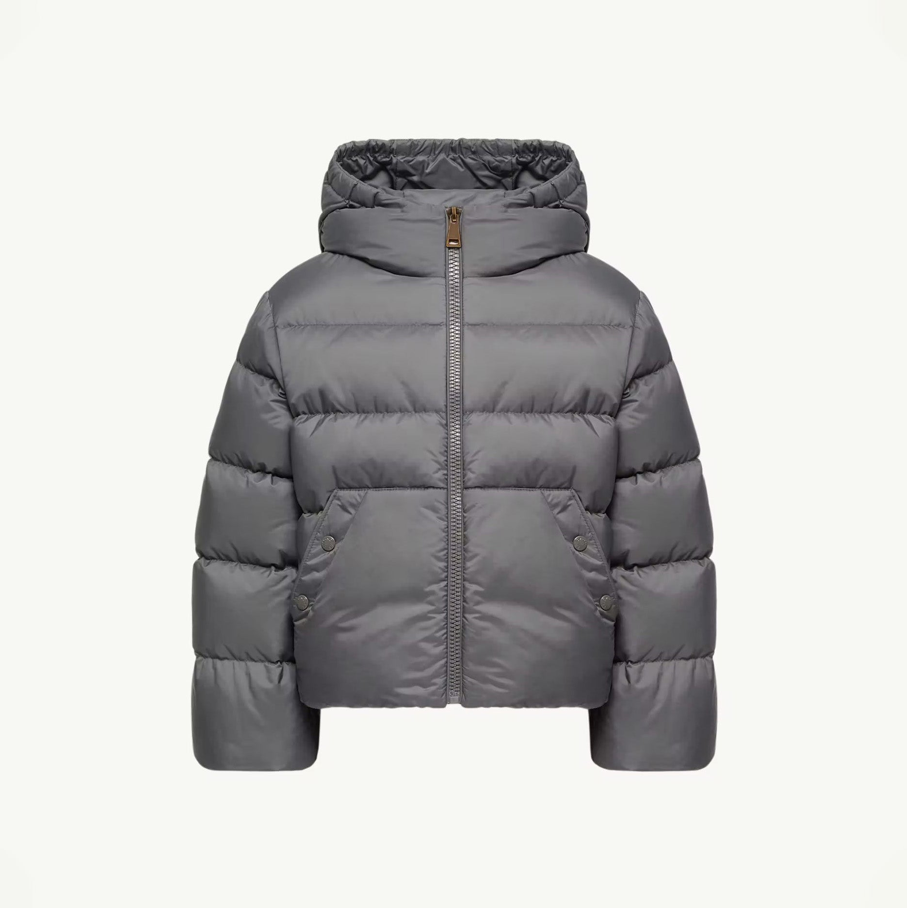Girls Dark Grey "XHANTE" Padded Down Jacket