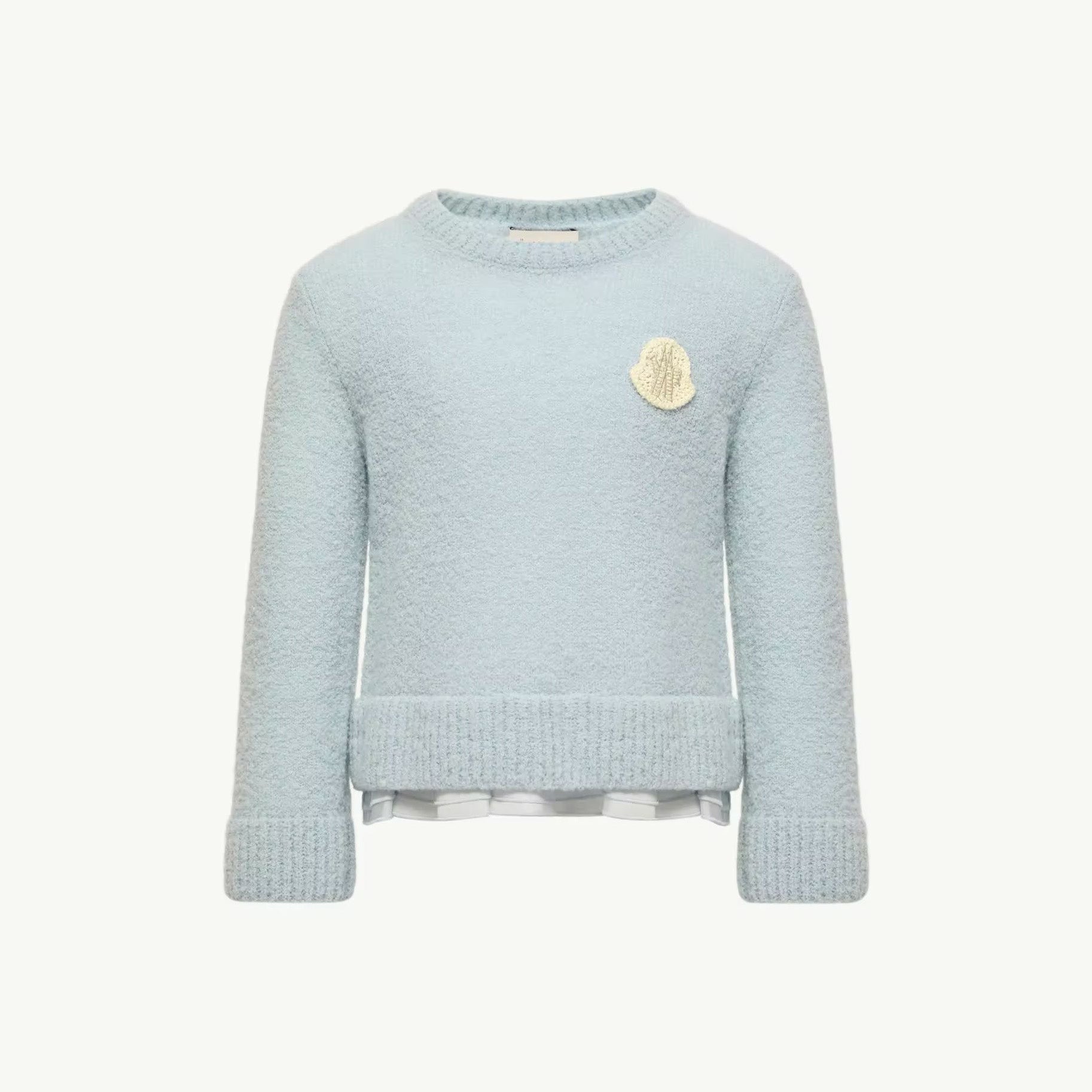 Girls Light Blue Wool Sweater