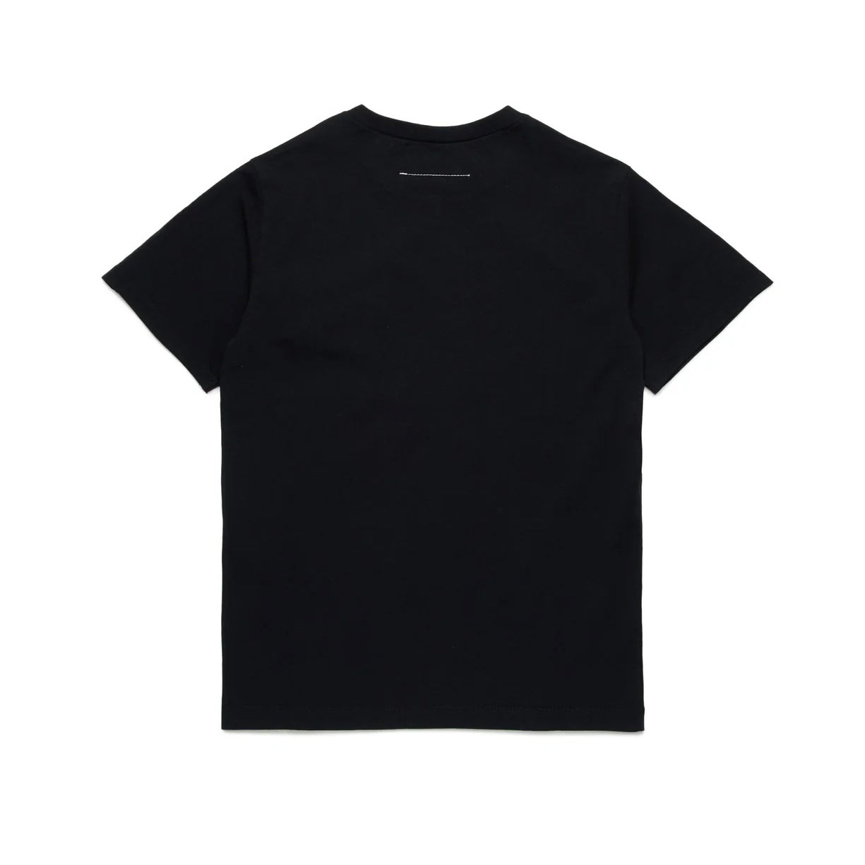 Girls Black Logo Cotton T-Shirt