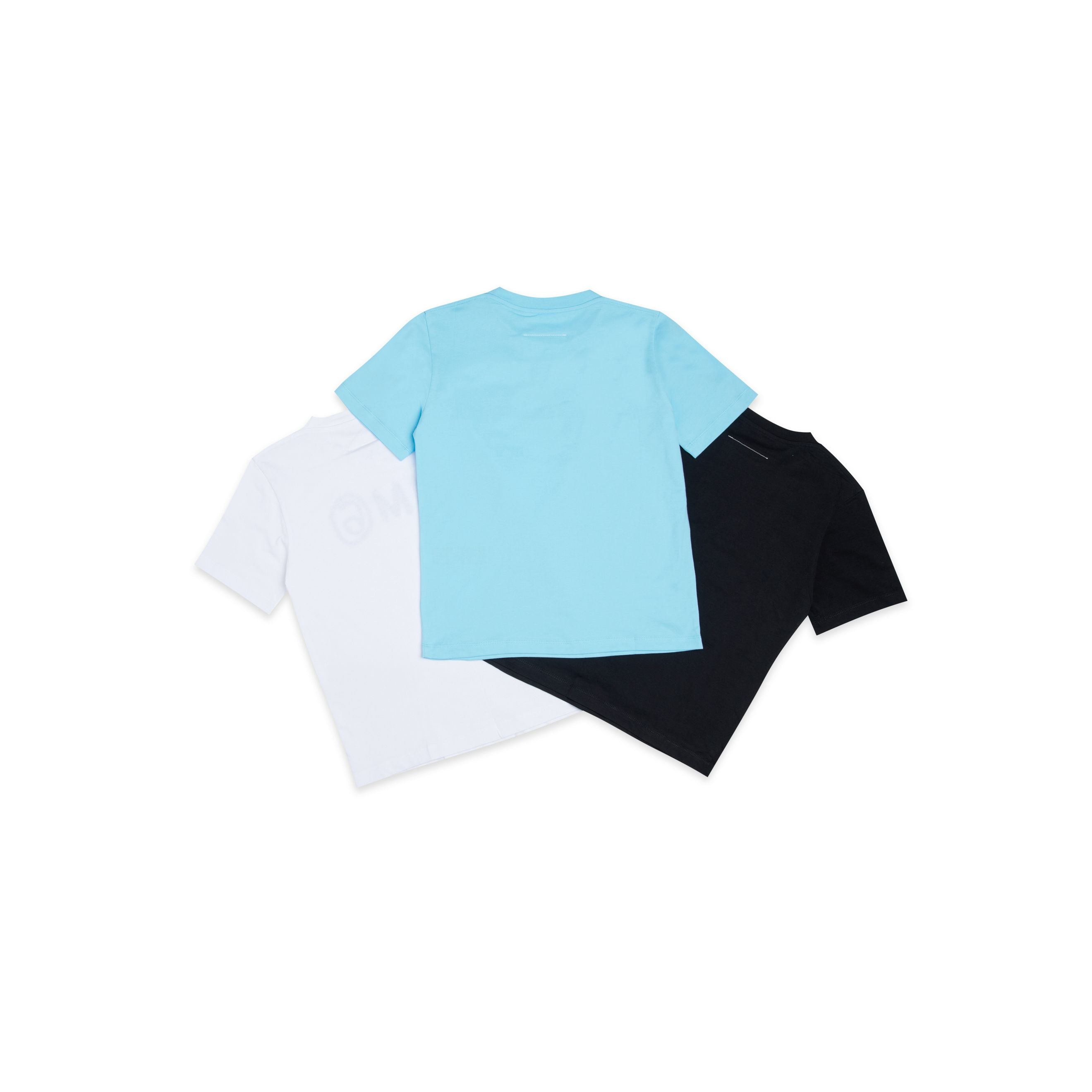 Boys & Girls Tricolor Cotton T-Shirt Set(3 Pack)