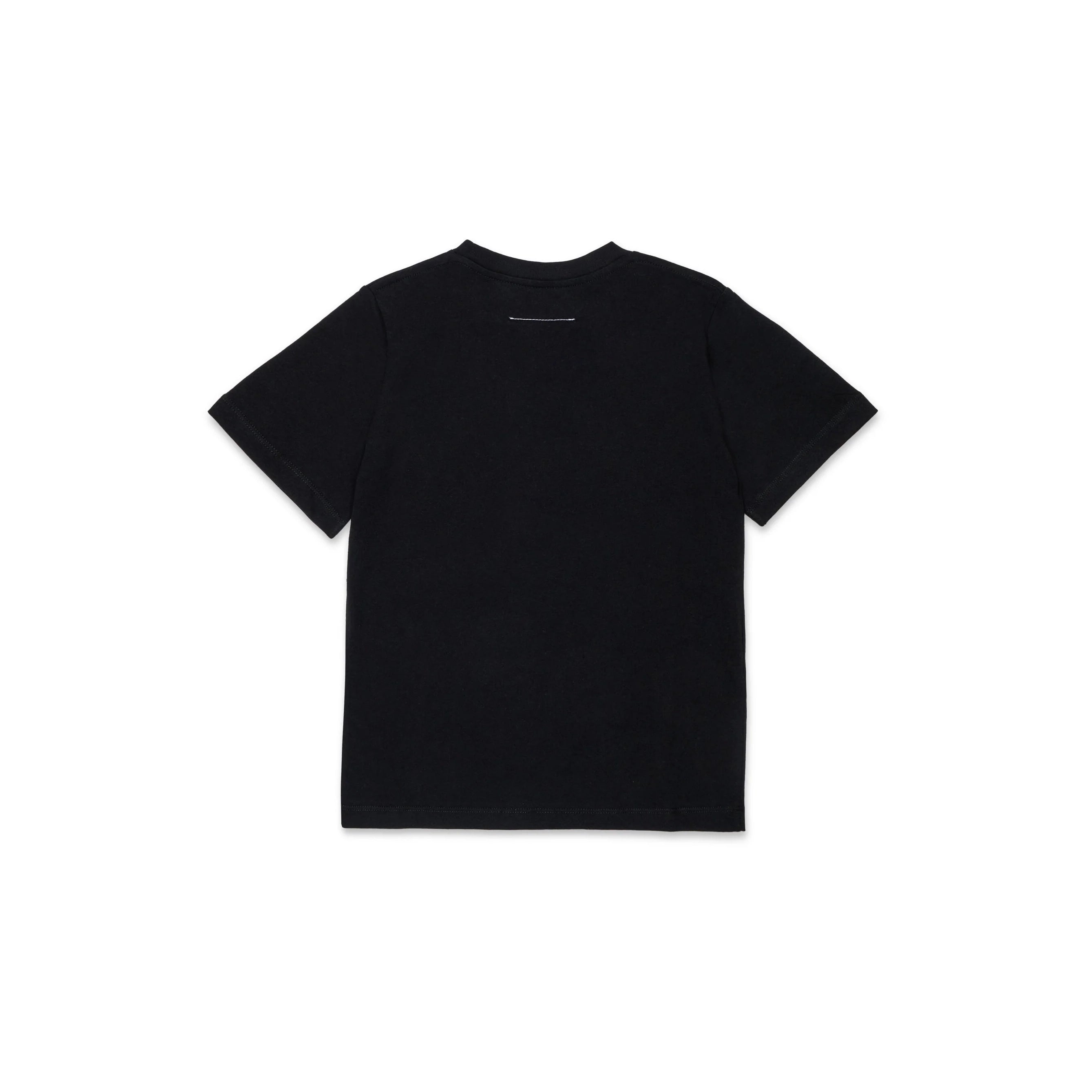 Boys & Girls Black Logo Cotton T-Shirt