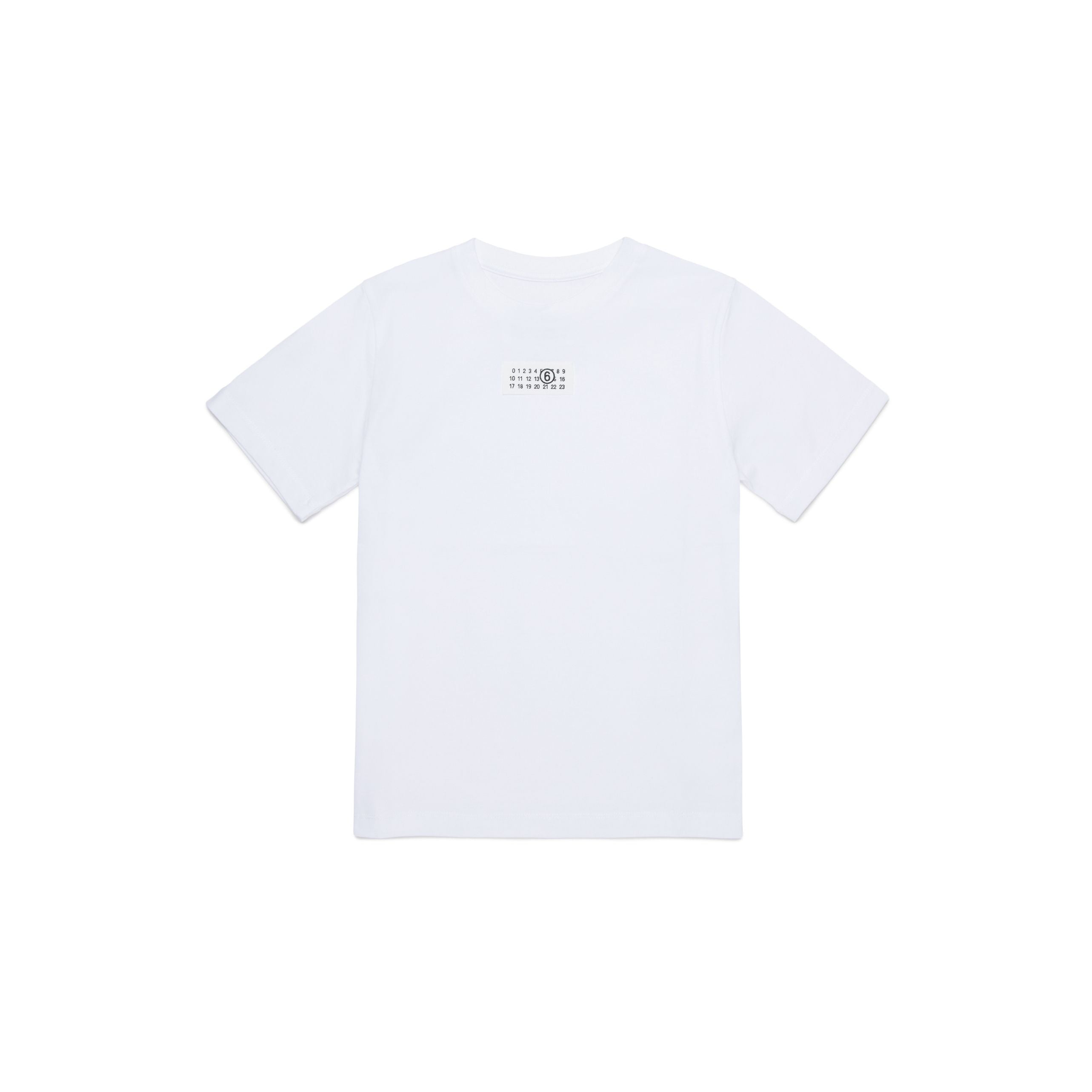 Boys & Girls White Cotton T-Shirt