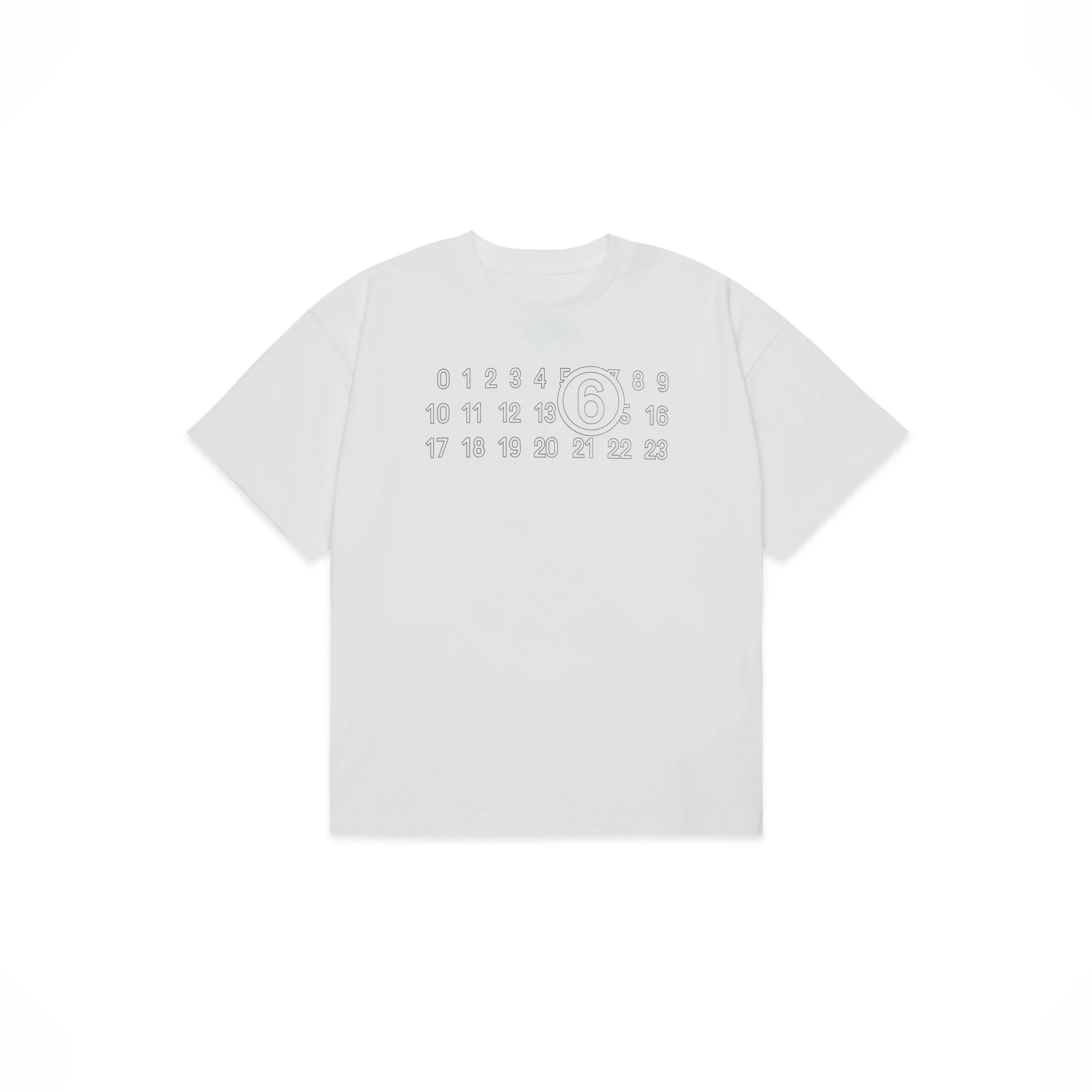 Boys & Girls White Logo Cotton T-Shirt